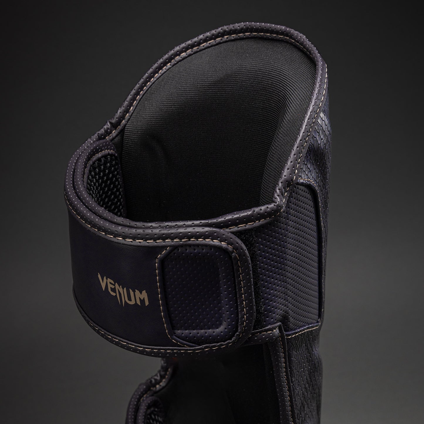Venum Impact Evo Scales Shin Guards - Dark Purple