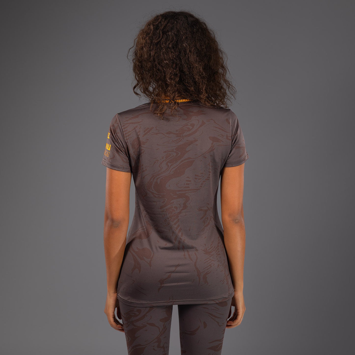 UFC Fusion by Venum Fight Week Women’s Dry-Tech T-Shirt - Earthen Brown