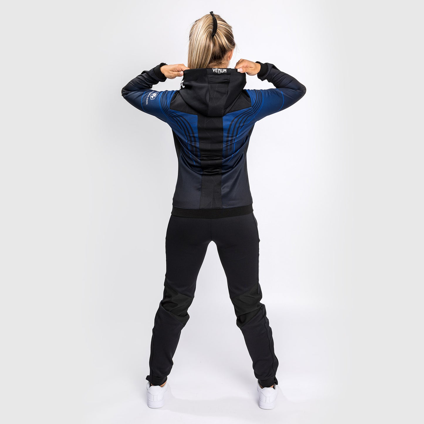 Ufc Authentic Fight Night 2.0 Kit By Venum Women's Walkout Hoodie - Midnight Edition