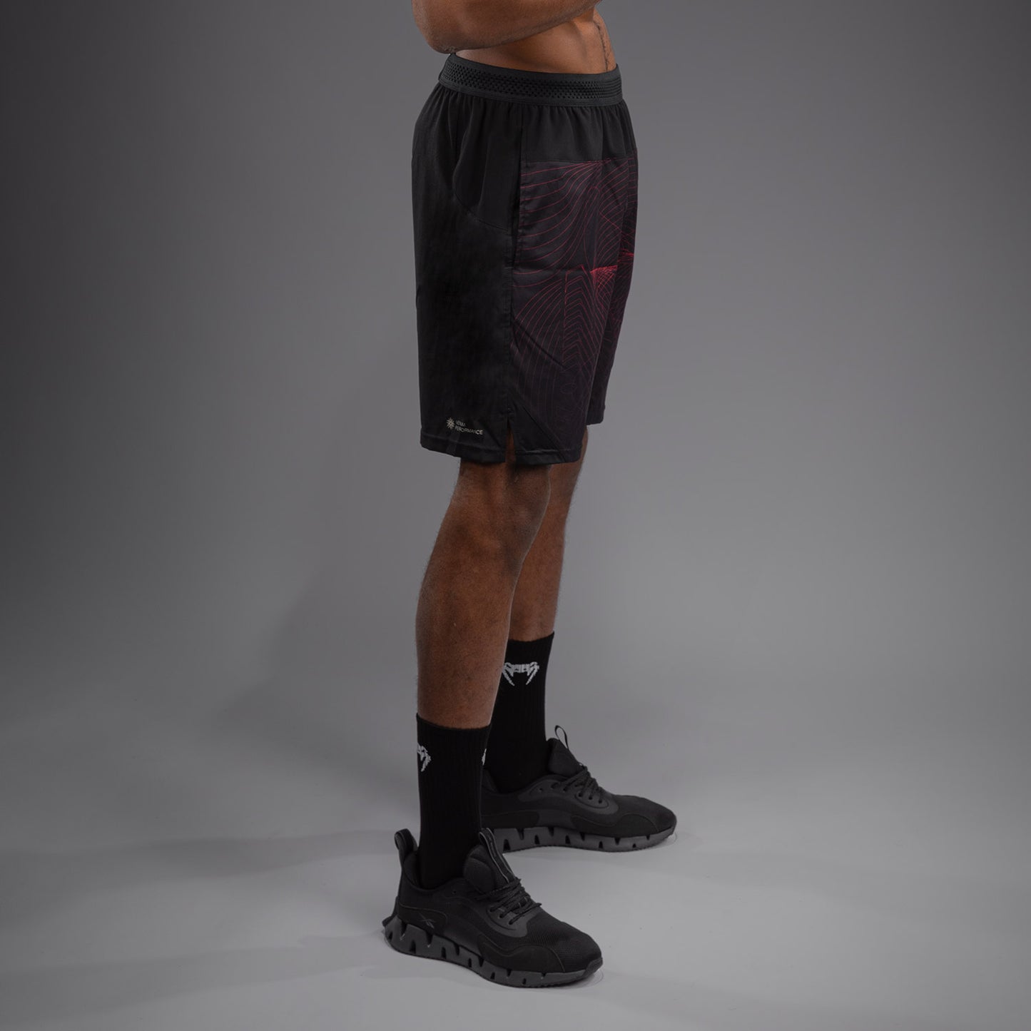 Venum G-Fit Air Men's Training Shorts - Deep Black/Fire Red