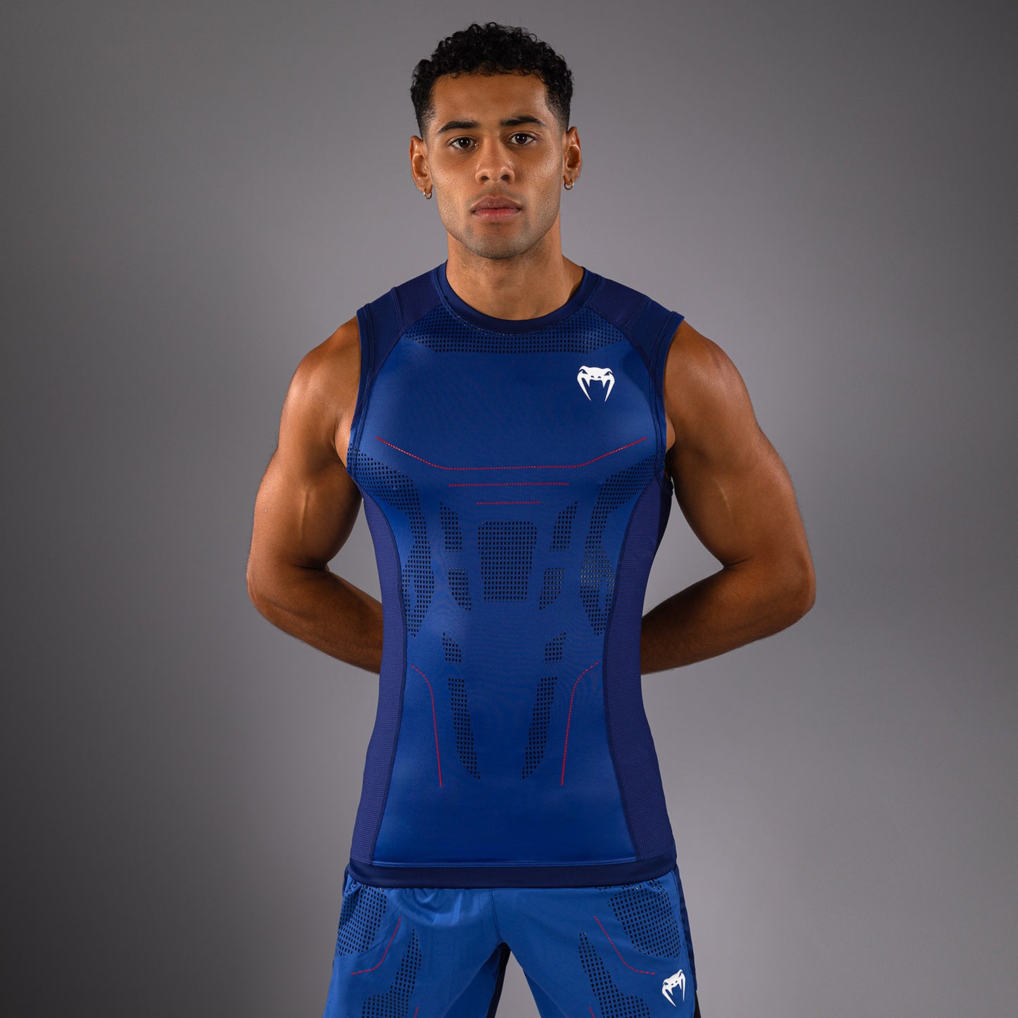 Venum Technical 3.0 Sleeveless Rashguard - Night Blue