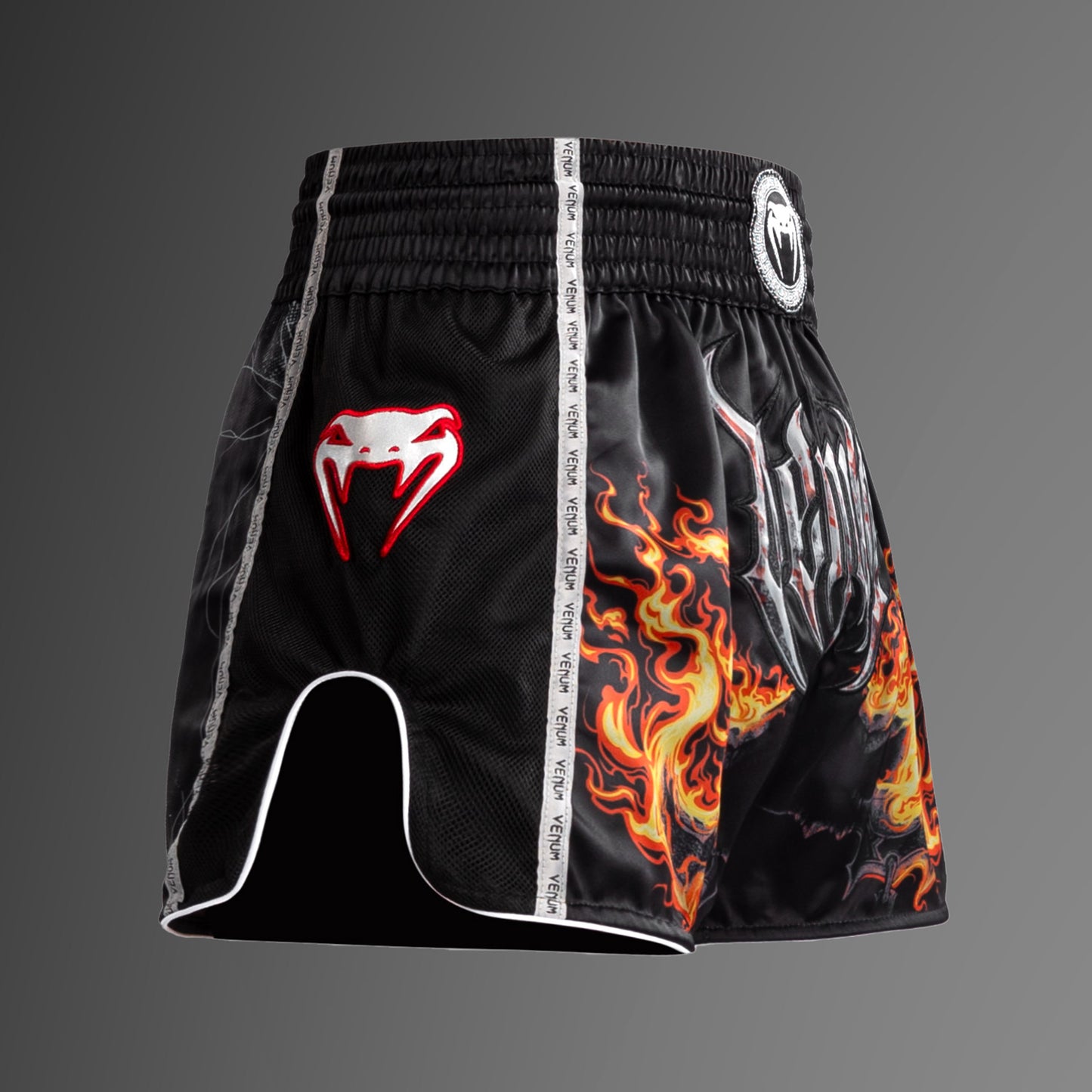 Venum Gladiator 5.0 Muay Thai Shorts - Black/Neon Orange