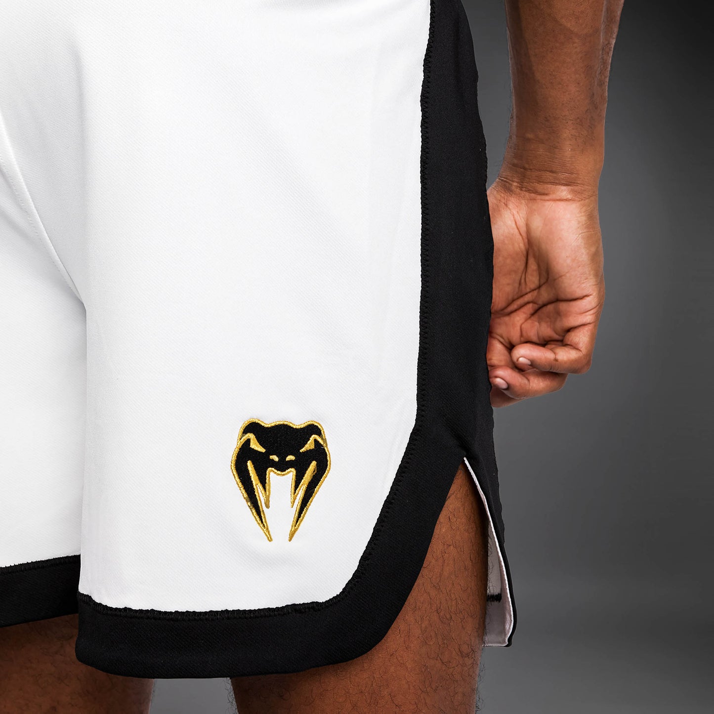 Venum Classic Boxing Shorts - White/Black