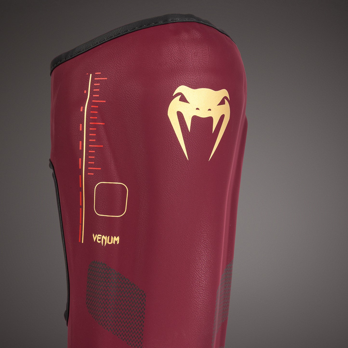 Venum Tactical XT Shinguards - Black/Burgundy/Gold
