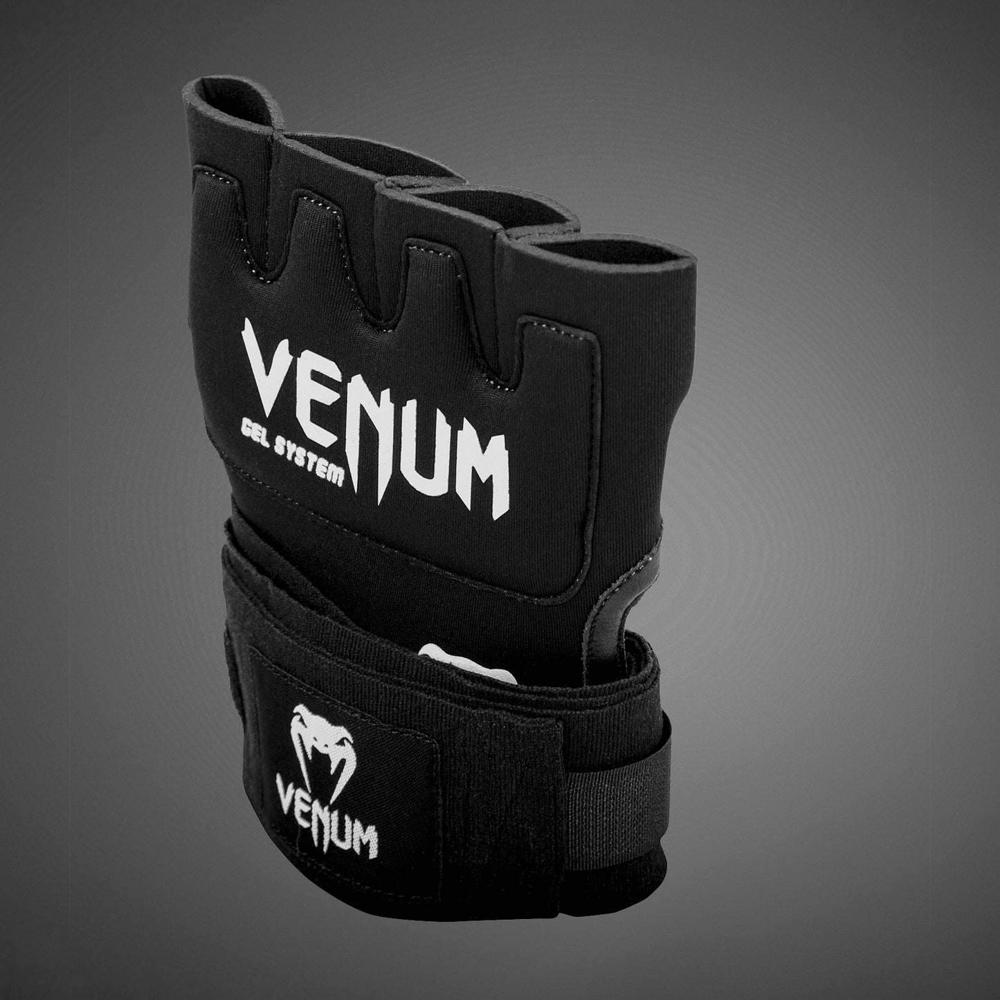 Venum Kontact Gel Glove Wraps (One Size Fits Most) - Black