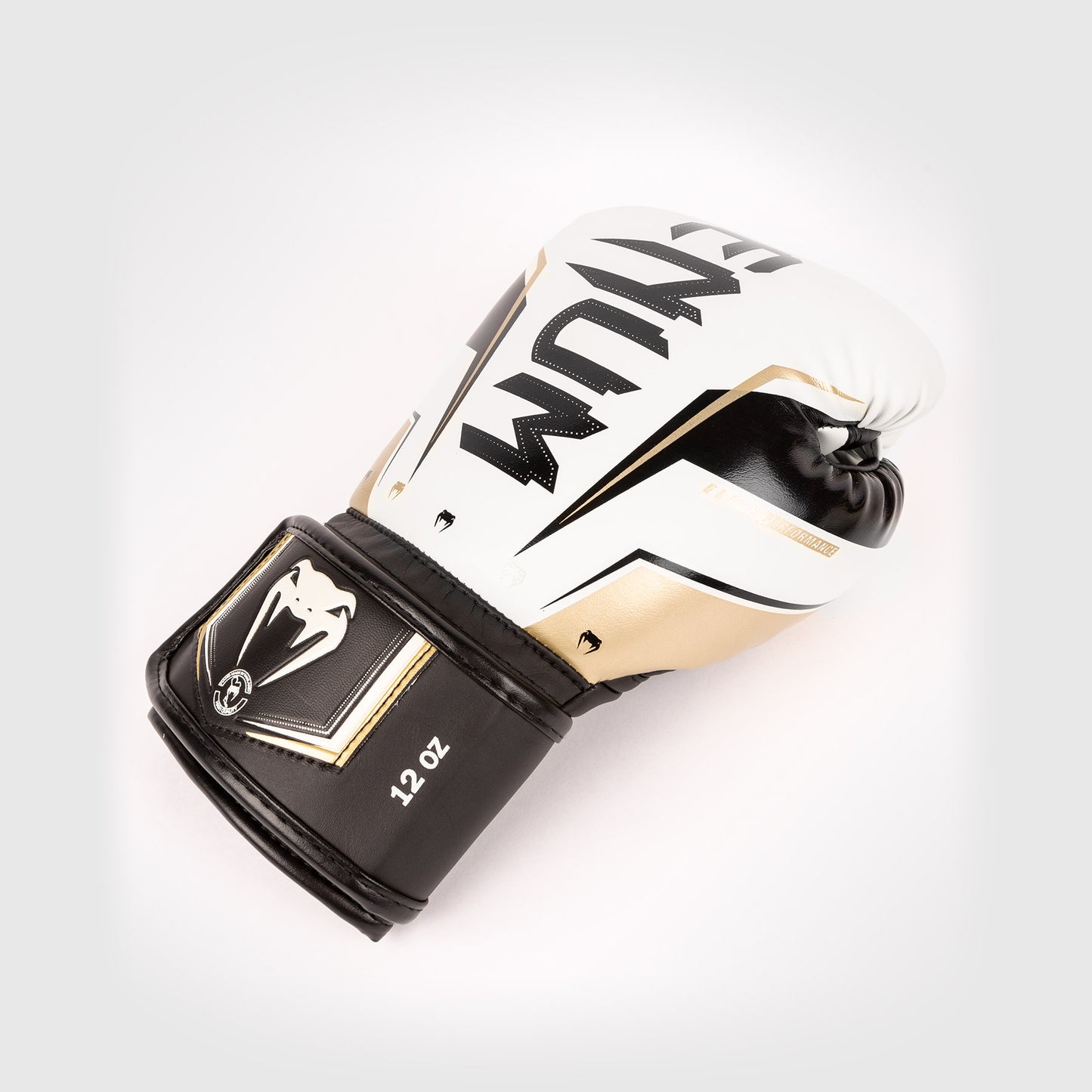 Venum Elite Evo Boxing Gloves - White/Gold