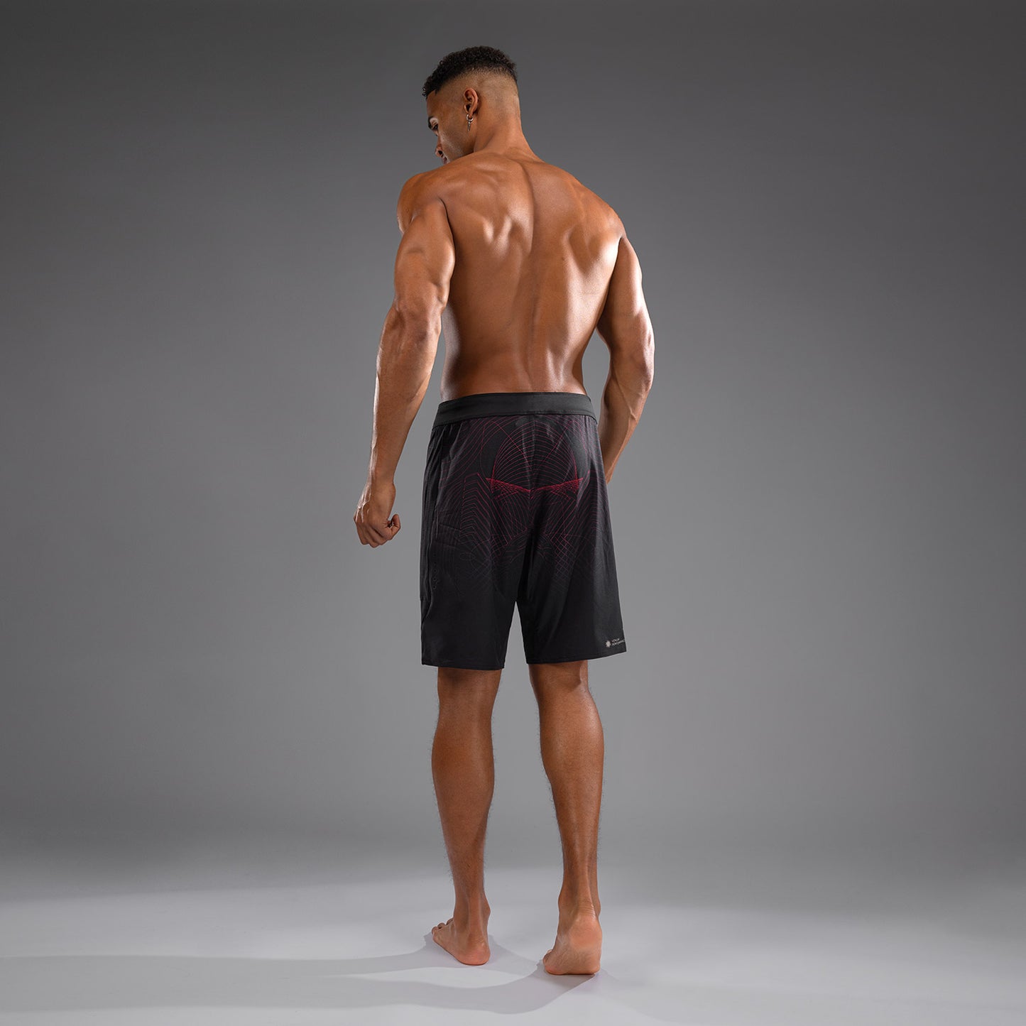 Venum G-Fit Air Men's Fight Shorts - Deep Black/Fire Red