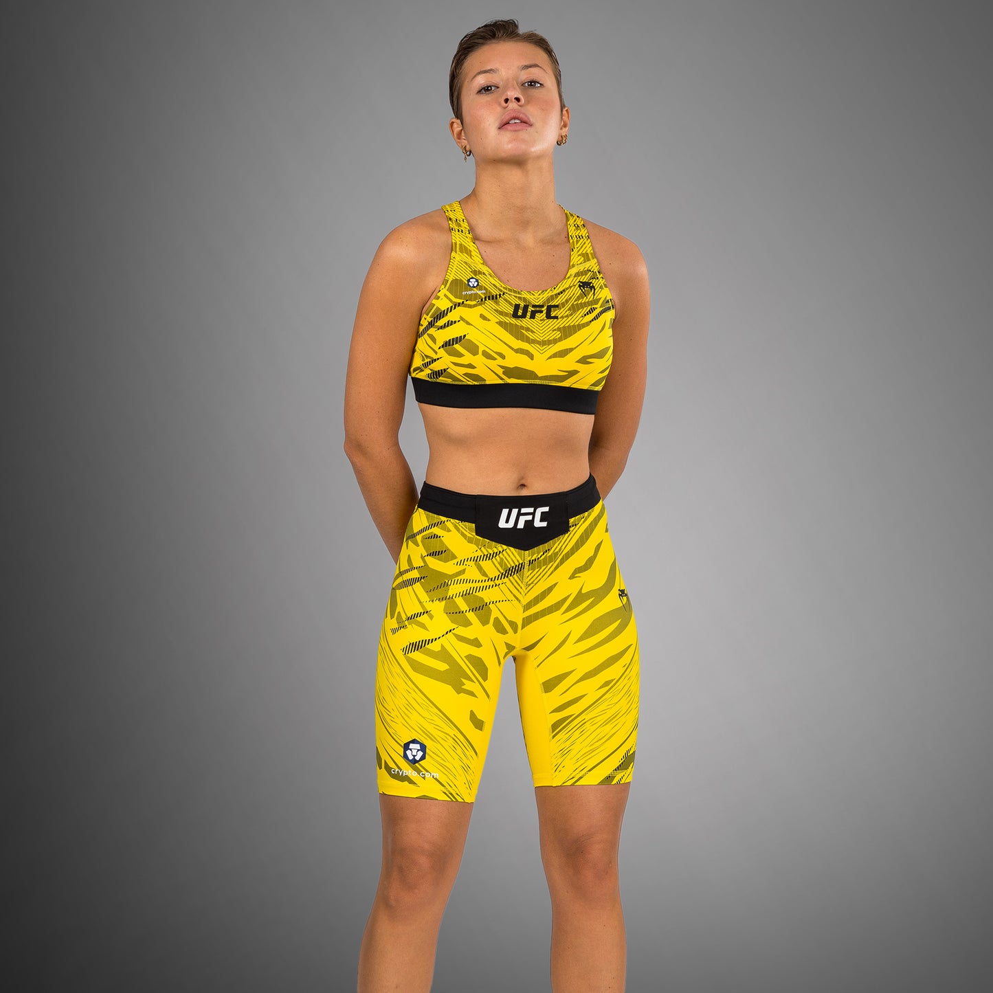 UFC Fusion by Venum Authentic Fight Night Women’s Vale Tudo Short - Long Fit - Yellow