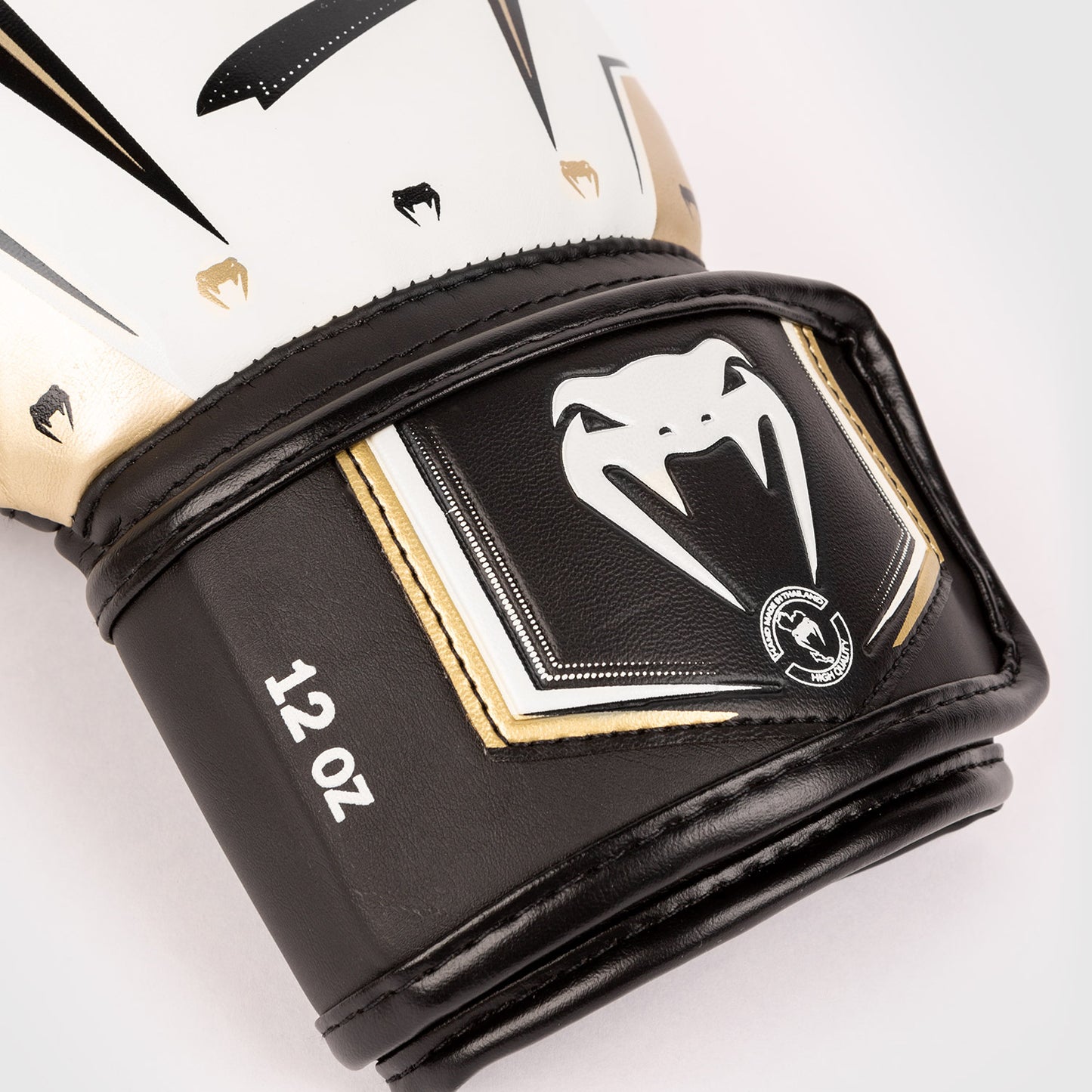 Venum Elite Evo Boxing Gloves - White/Gold