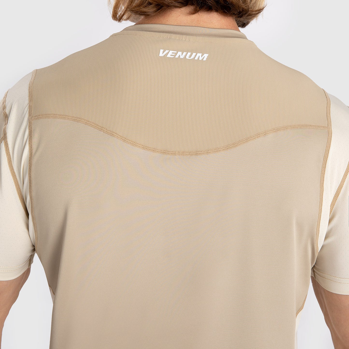 Venum Tempest Men's Dry-Tech T-Shirt - Beige/Sand
