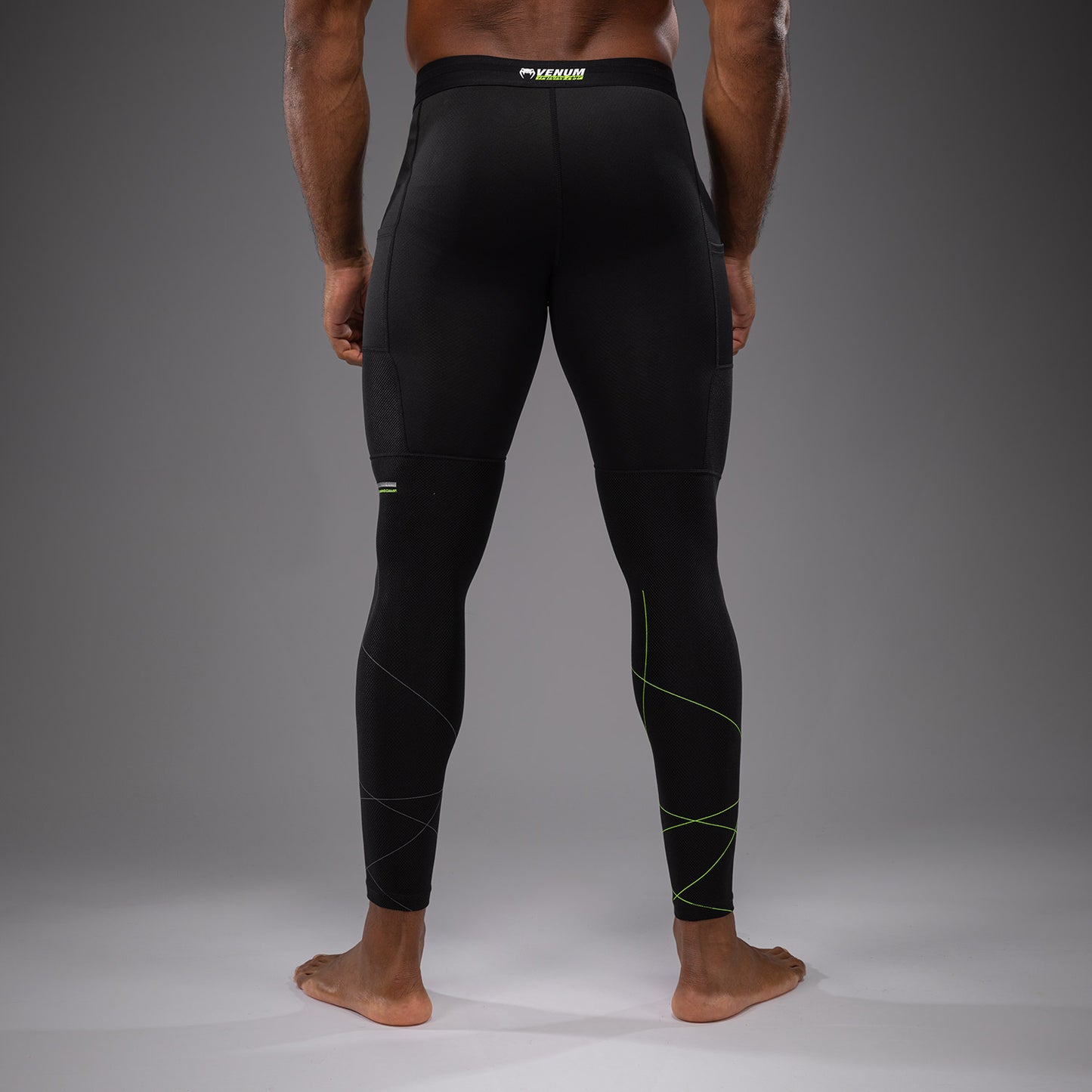 Venum Training Camp 4.0 Spats - Black/Neon Green
