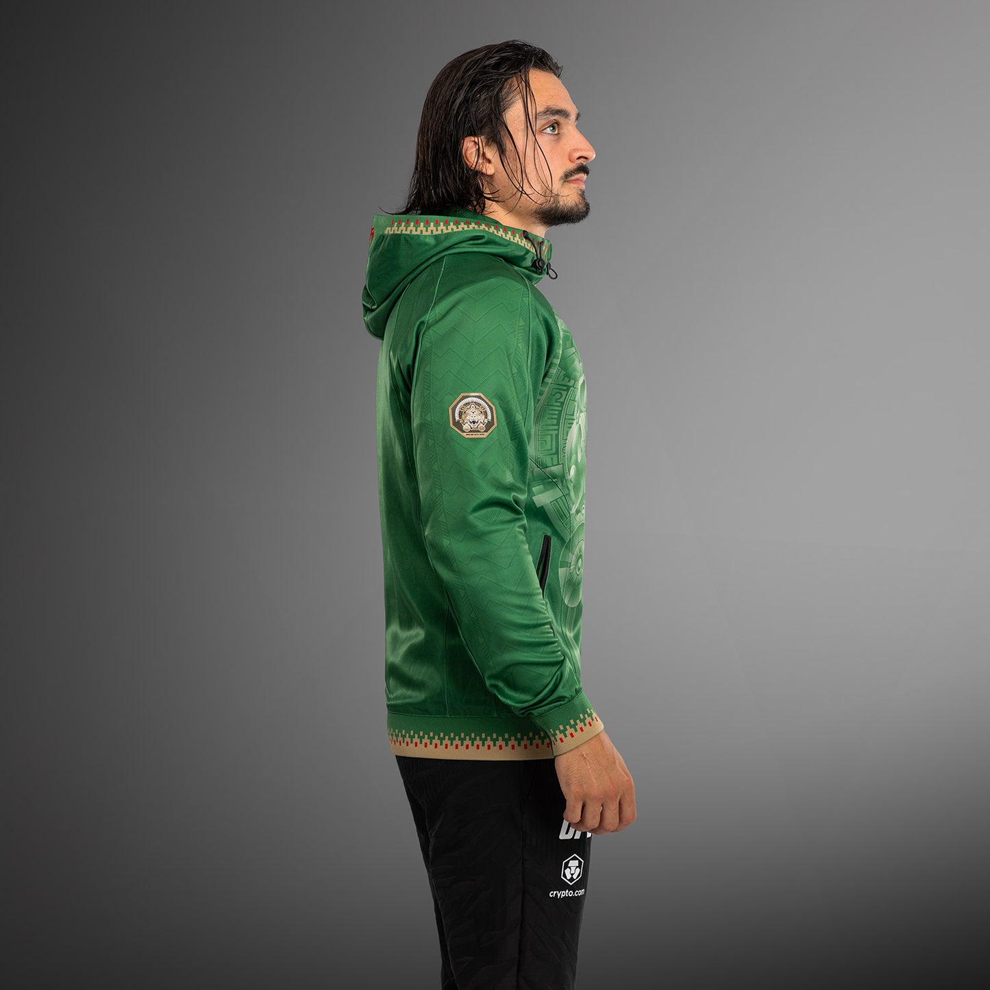 Men’s Noche UFC 2.0 By Venum Green Authentic Fight Night Walkout Hoodie