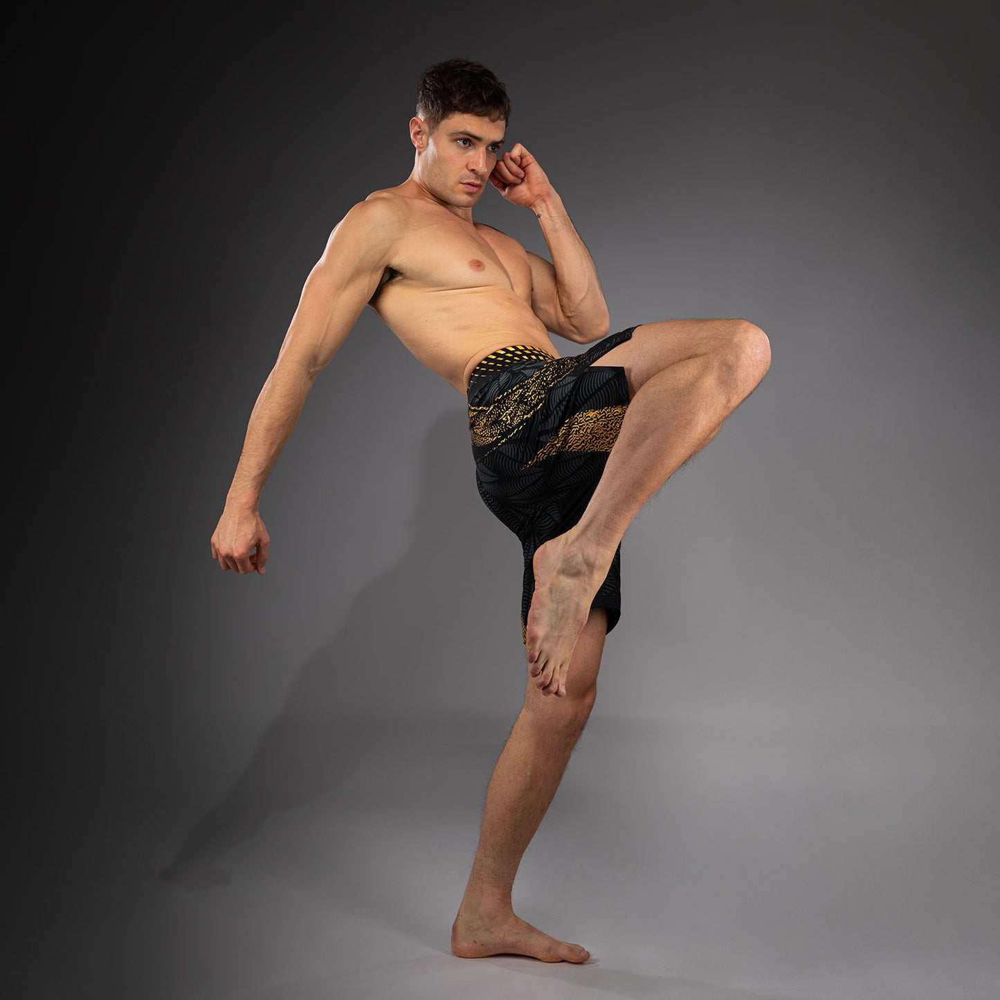 Men's UFC Zenith by Venum Champion Authentic Fight Night Long Fit Fight Short