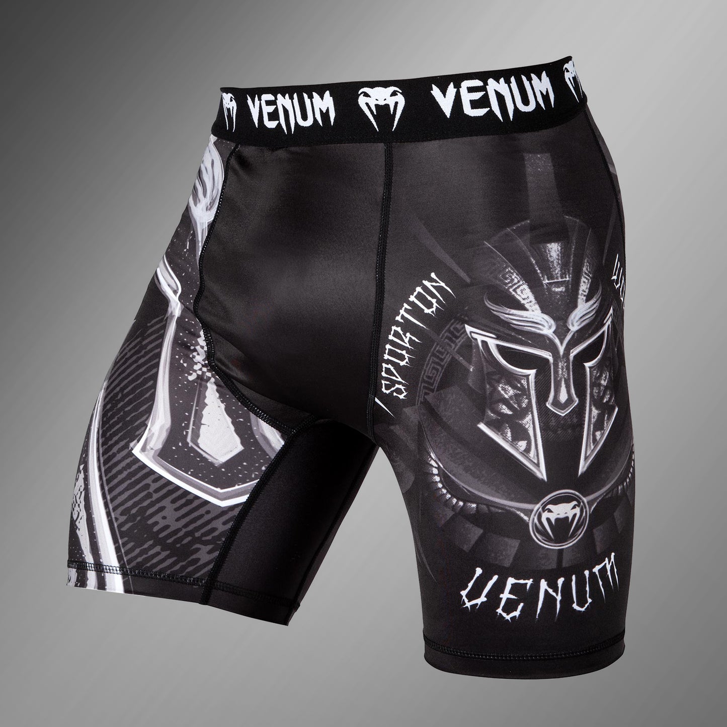 Vale Tudo Shorts Venum Gladiator 3.0 - Black/White