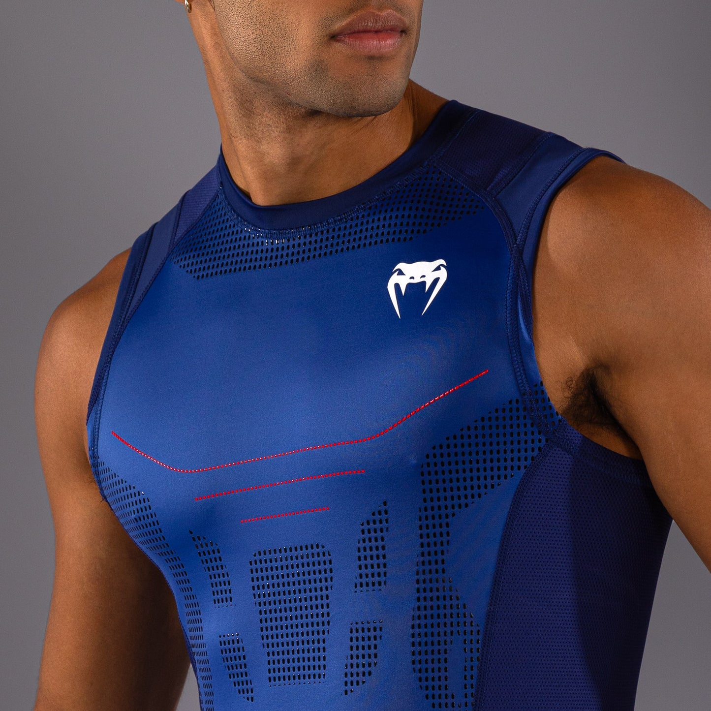 Venum Technical 3.0 Sleeveless Rashguard - Night Blue