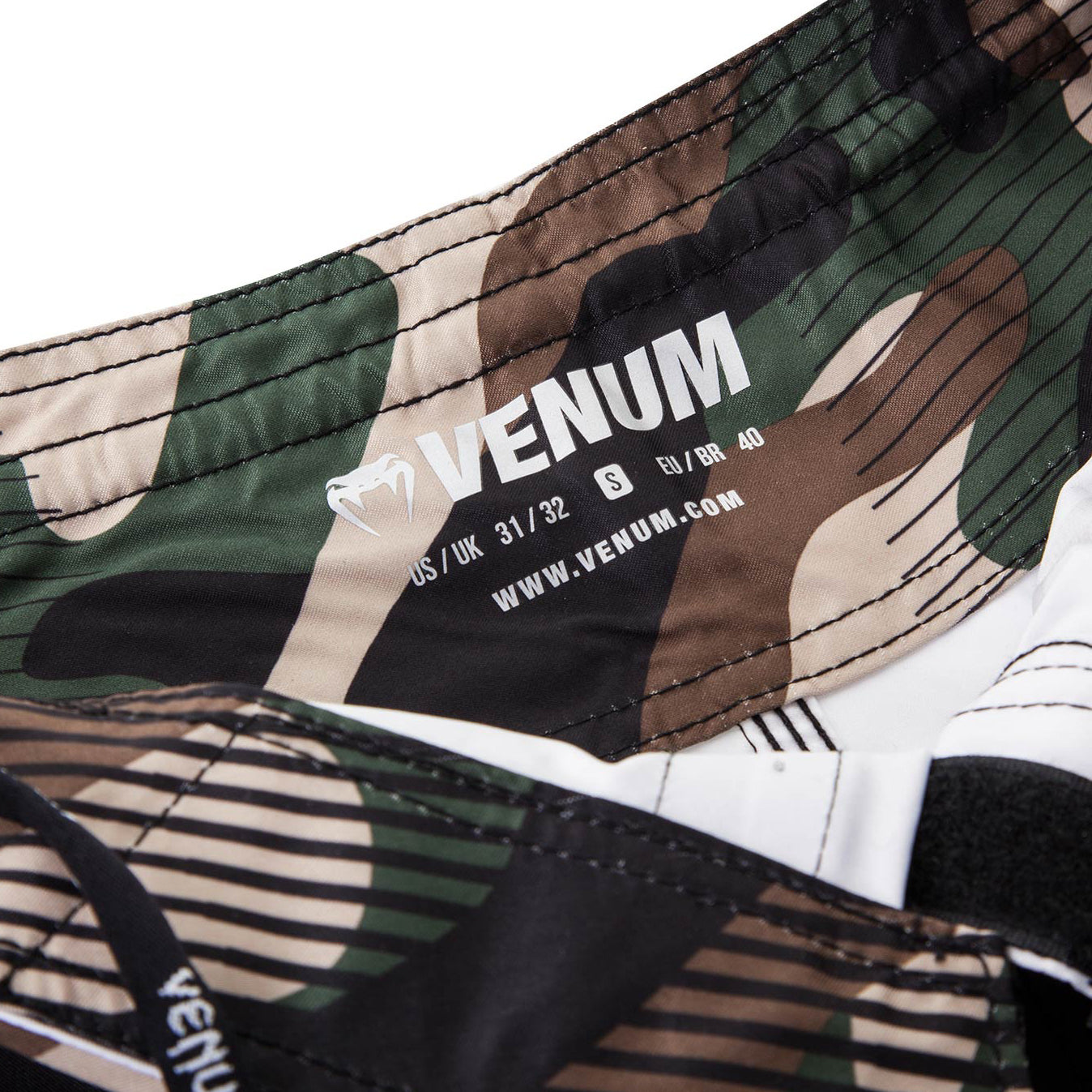 Venum Camo Hero Fightshorts - Green/Brown