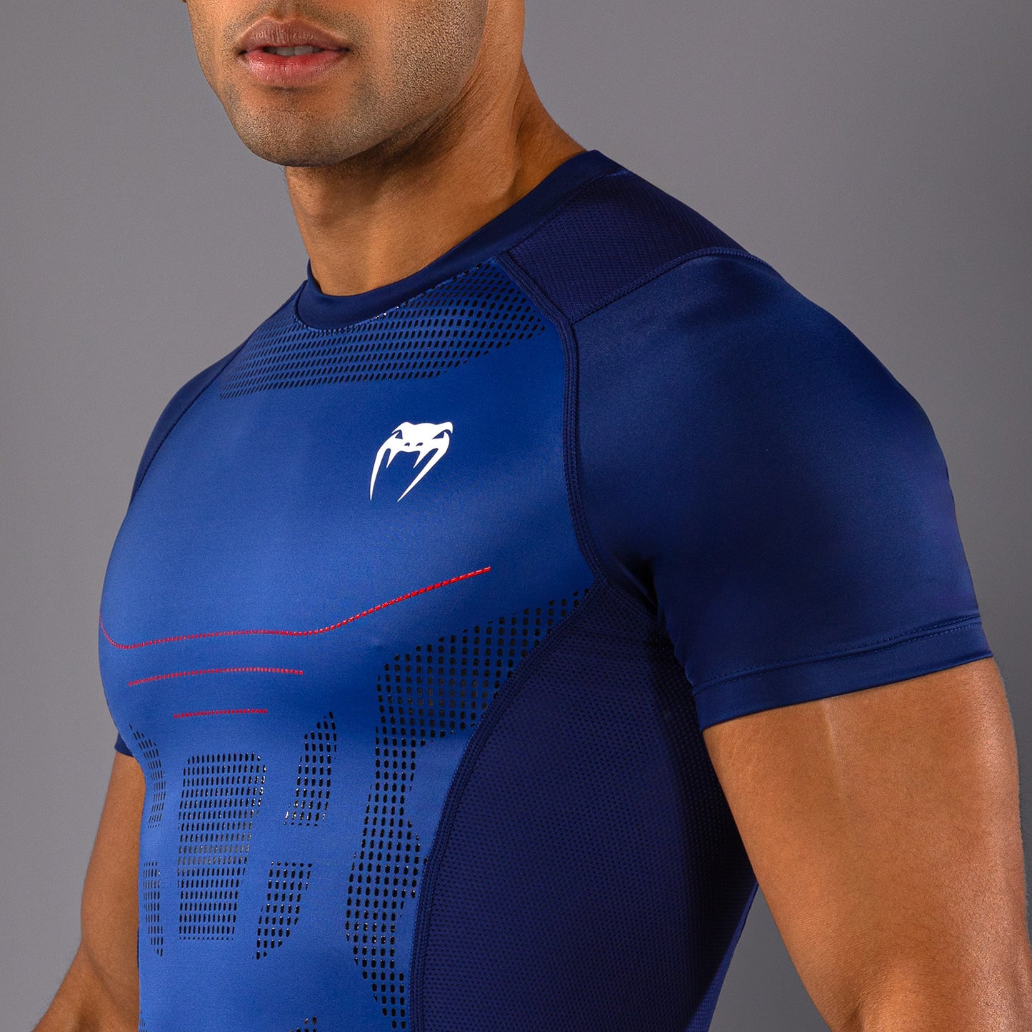 Venum Technical 3.0 Short Sleeve Rashguard - Night Blue