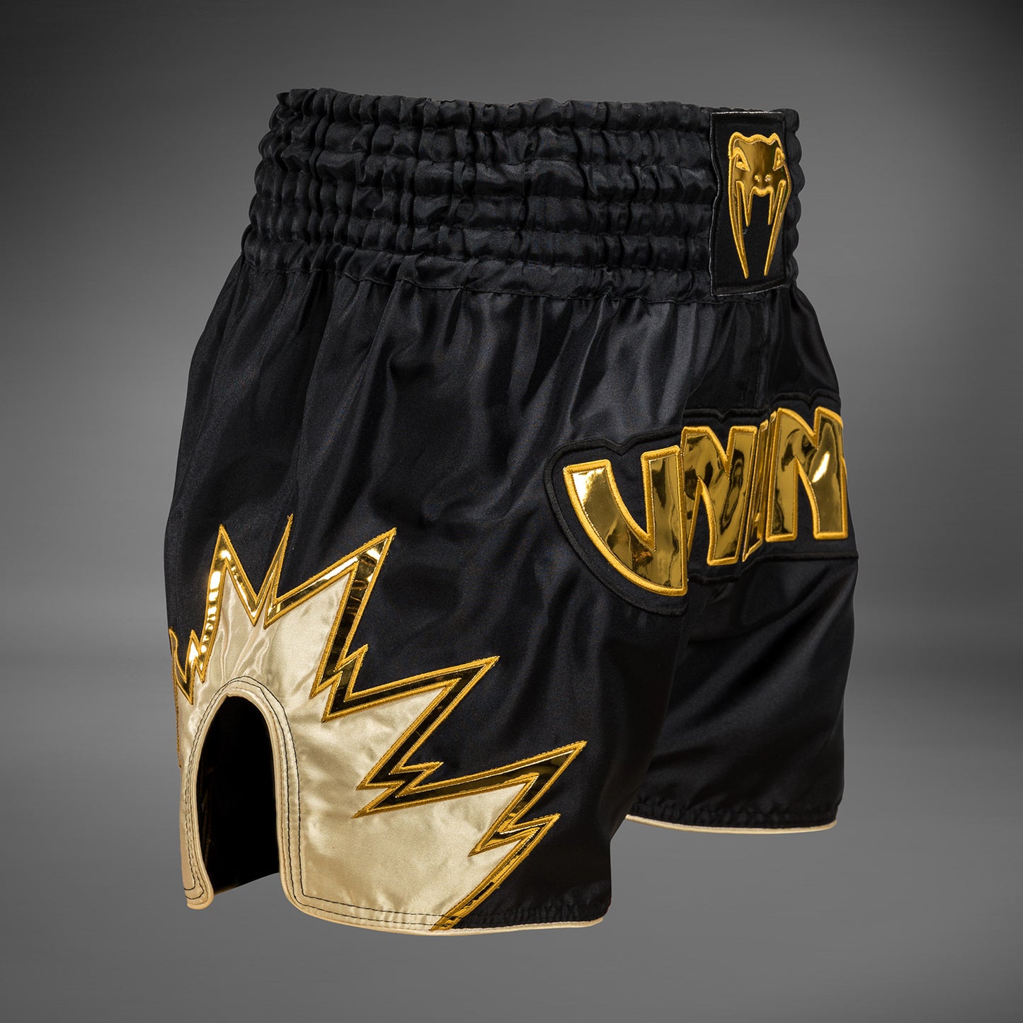 Venum Inferno Muay Thai Shorts - Black/Gold