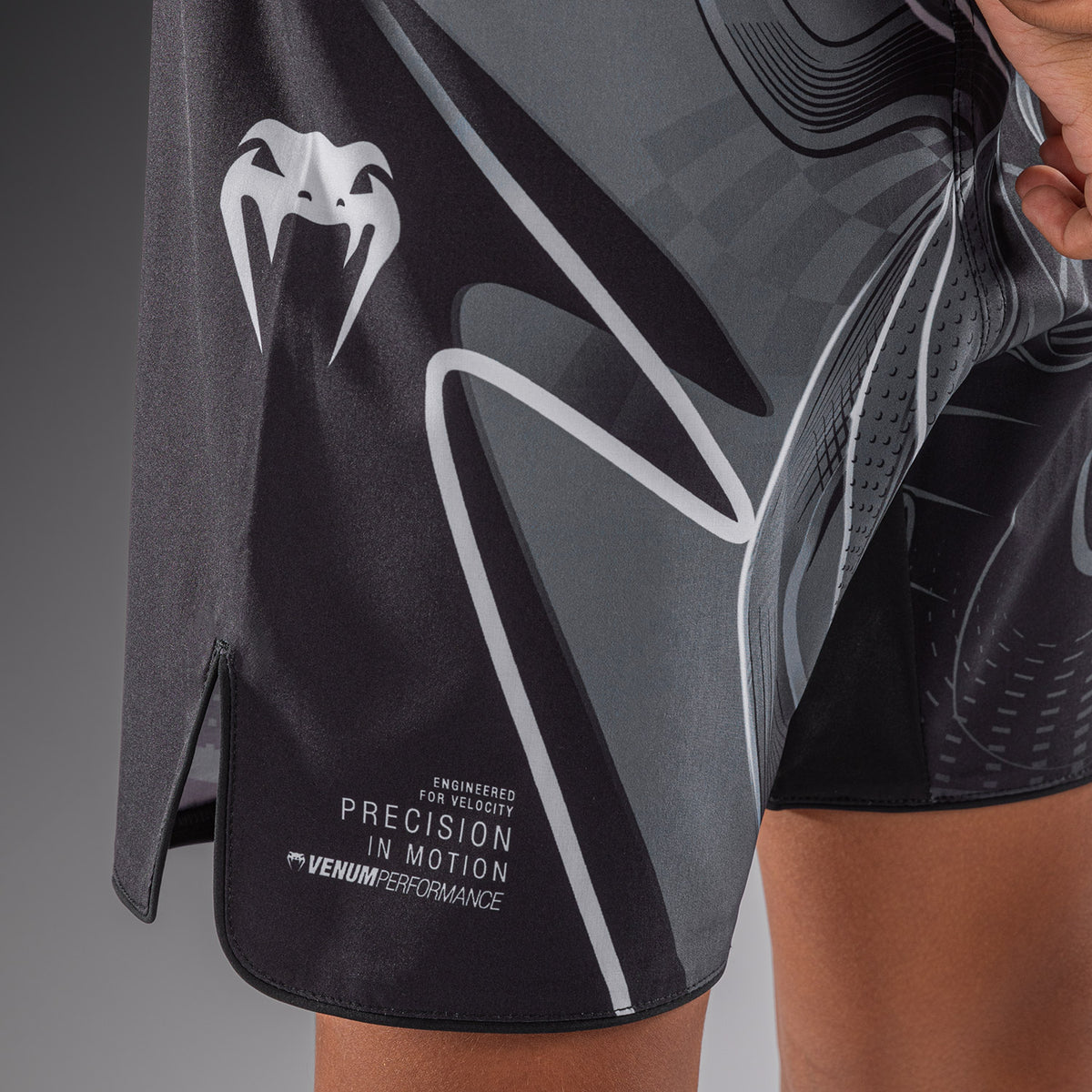 Venum Crimson Viper 2.0 Kids Fightshorts - Black/Grey