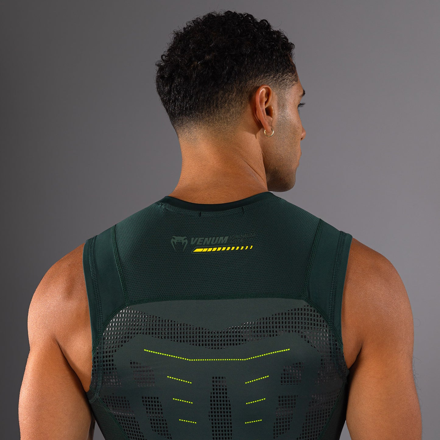 Venum Technical 3.0 Sleeveless Rashguard - Forest Green