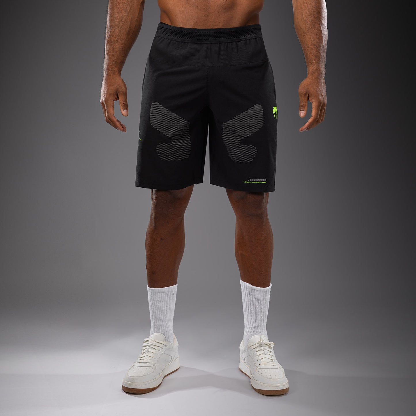 Venum Training Camp 4.0 Training Short - Black/Neon Green