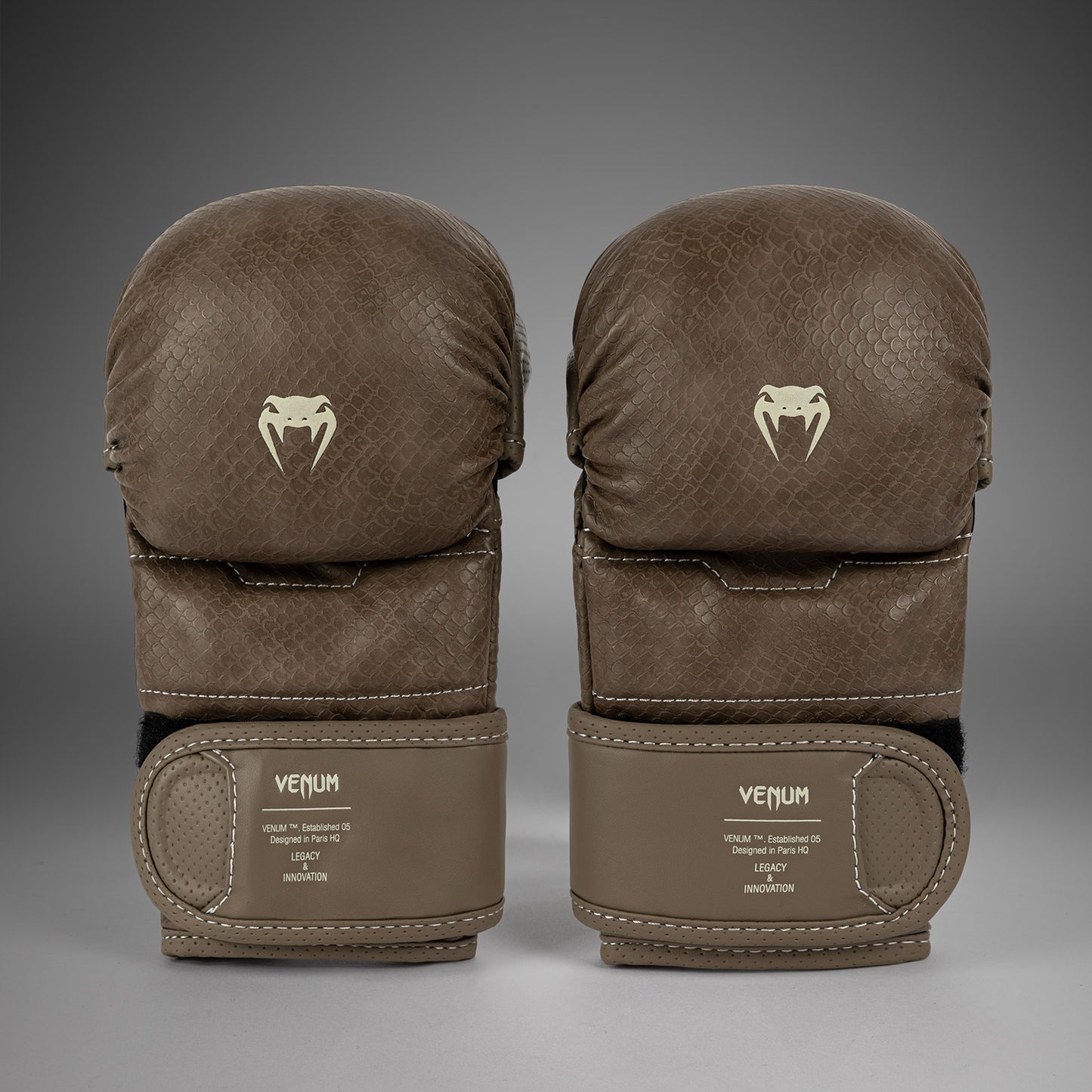 Venum Impact Evo Scales MMA Sparring Gloves - Brown