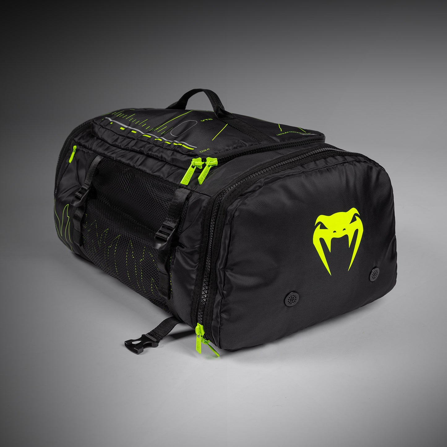 Venum Training Camp 4.0 Sports Bag - Black/Neon Green