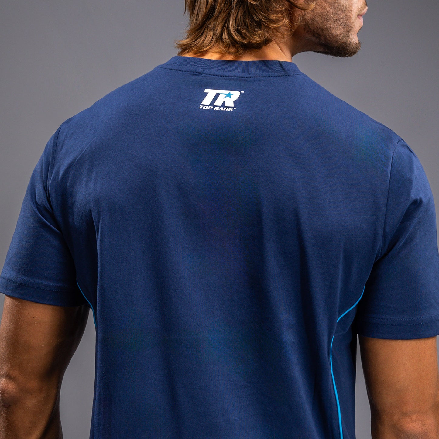 Venum x Top Rank Original Men's T-Shirt - Navy Blue
