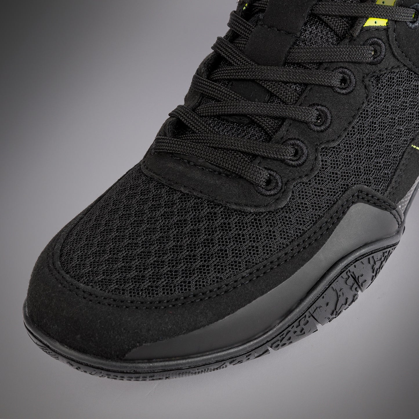 Venum Training Camp 4.0 Wrestling Shoes - Black/Neon Green