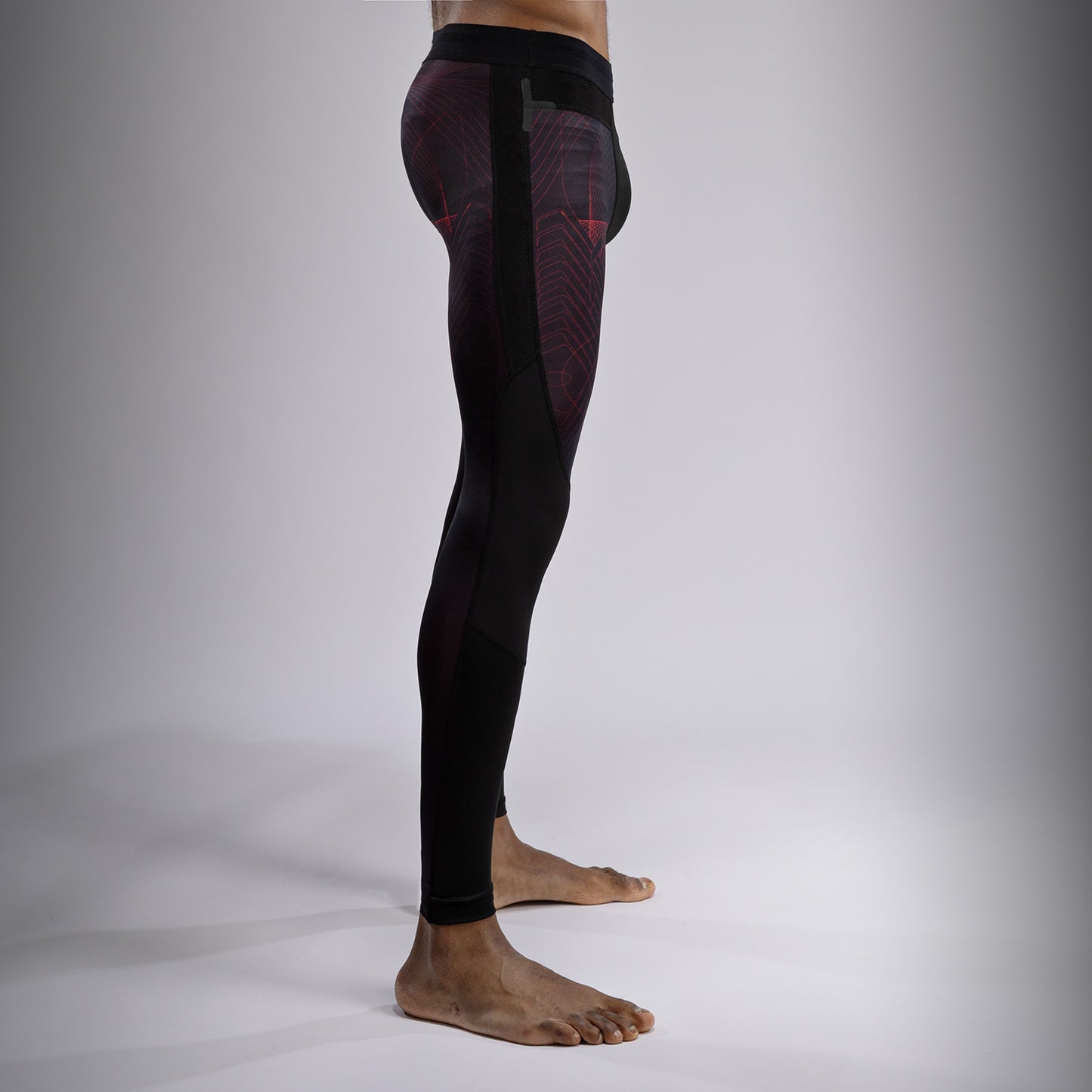 Venum G-Fit Air Men's Spats - Deep Black/Fire Red