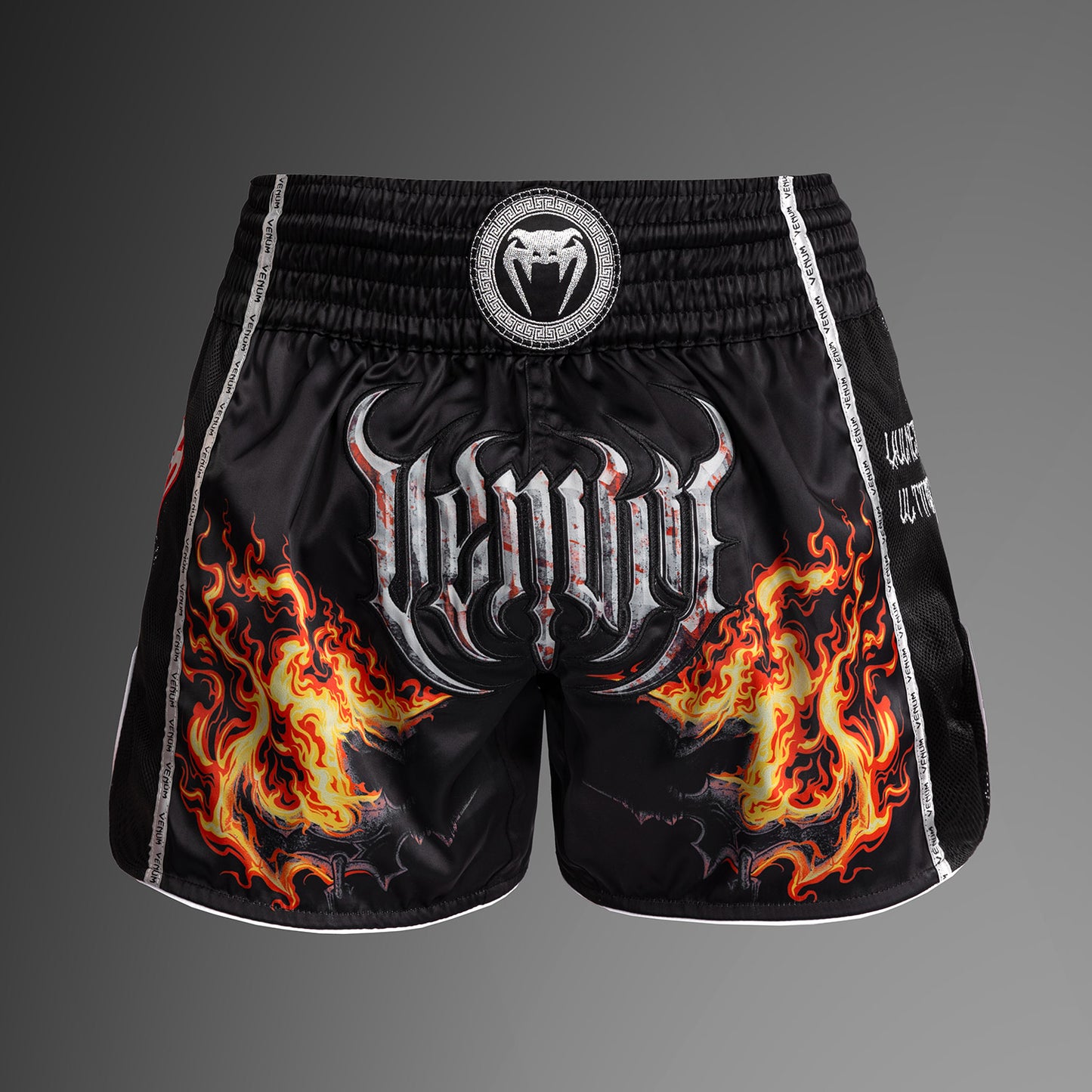 Venum Gladiator 5.0 Muay Thai Shorts - Black/Neon Orange