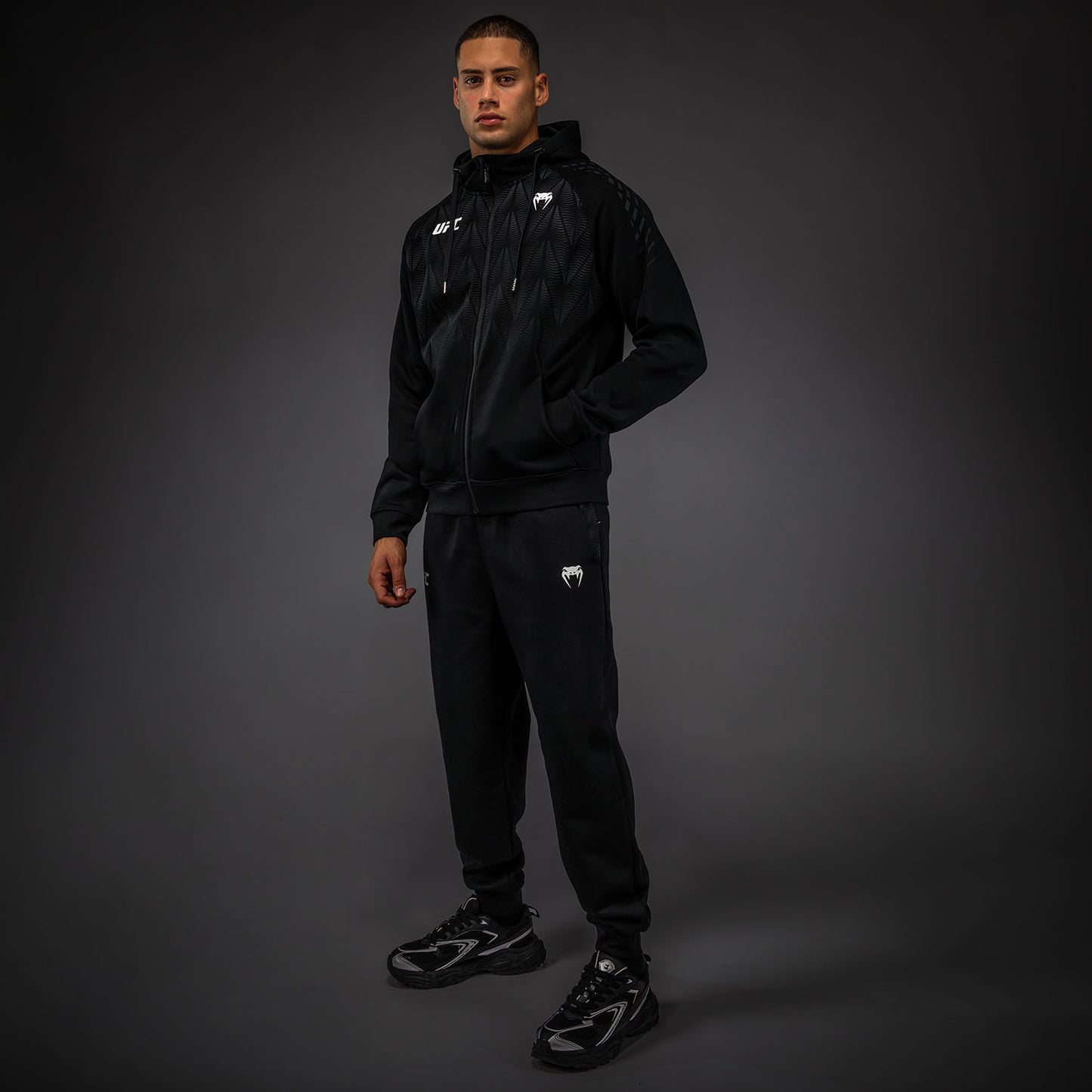 Men’s UFC Zenith by Venum Replica Black Zip Hoodie