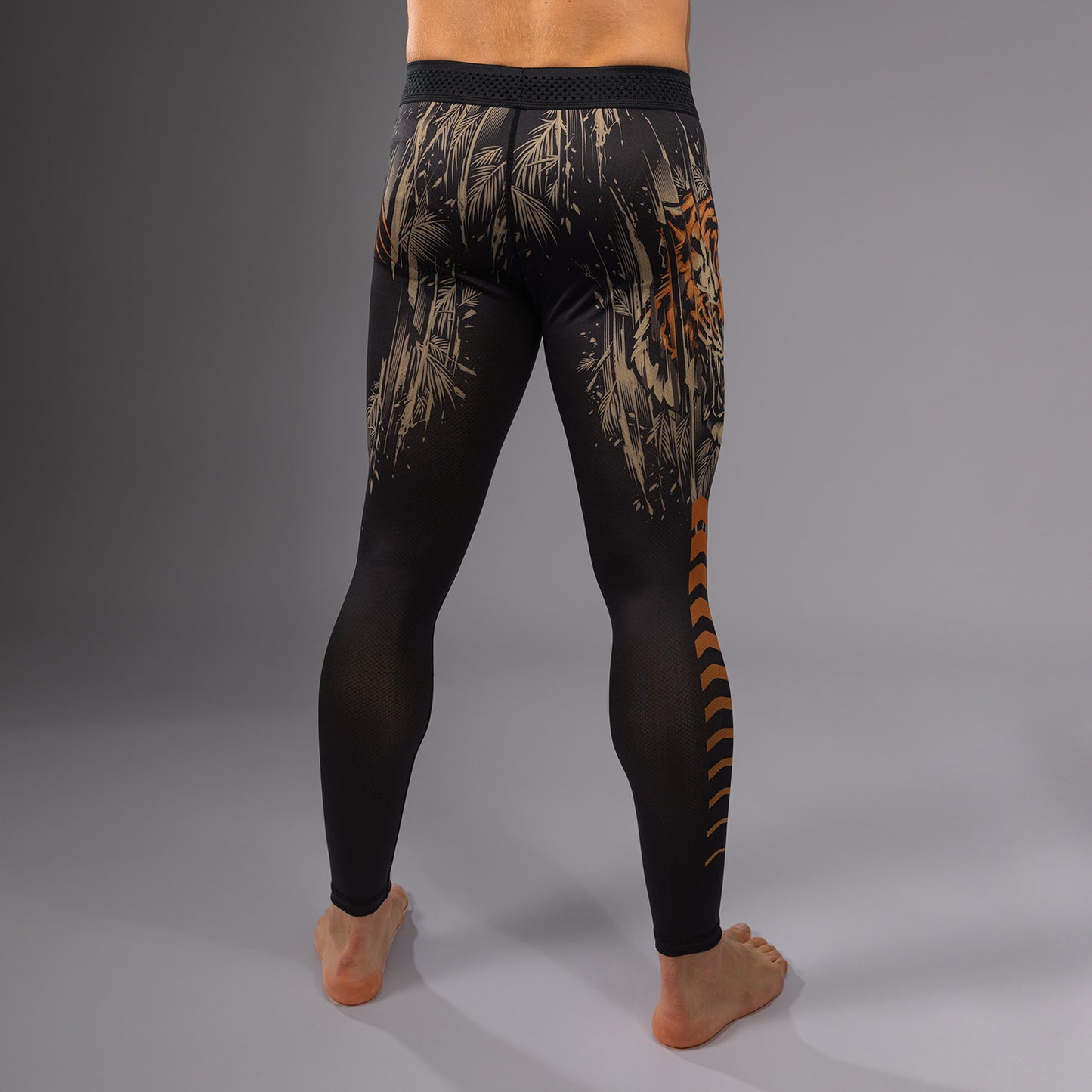 Venum Tiger Men's Spats - Black/Neon Orange
