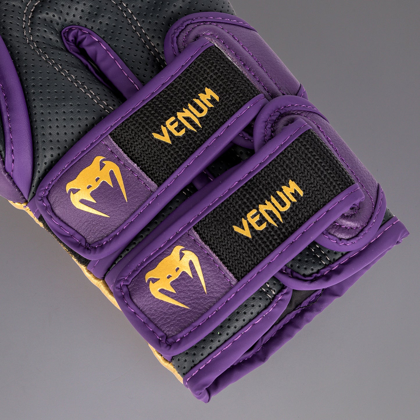 Venum Reverso Boxing Gloves - Dark Purple/ Gold