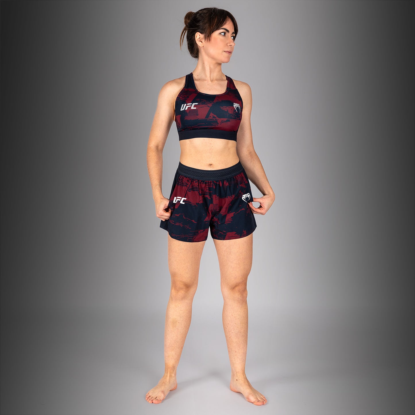 Women's UFC Zenith by Venum Burgundy Authentic Fight Week Sports Bra
