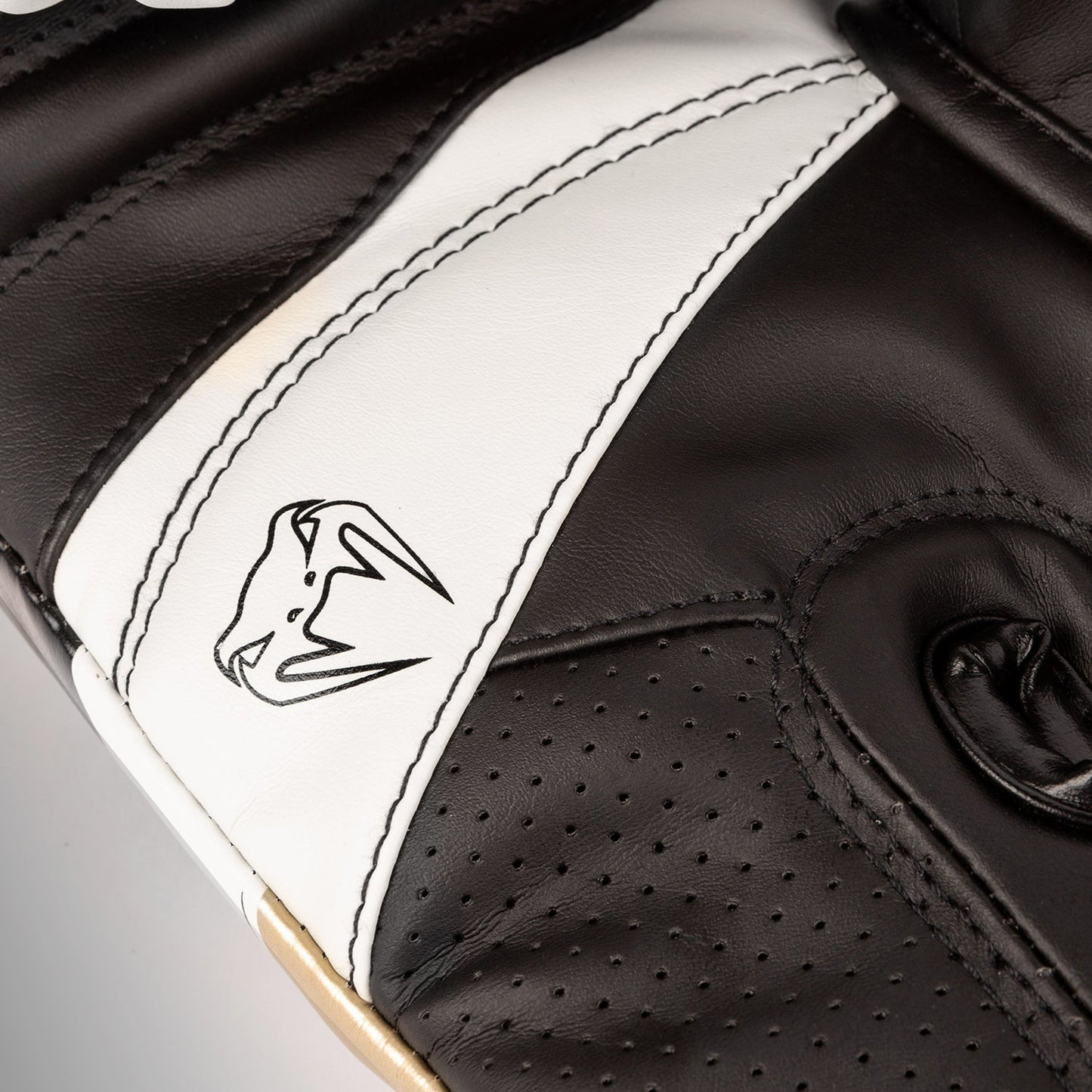 Venum Elite Evo Boxing Gloves - White/Gold