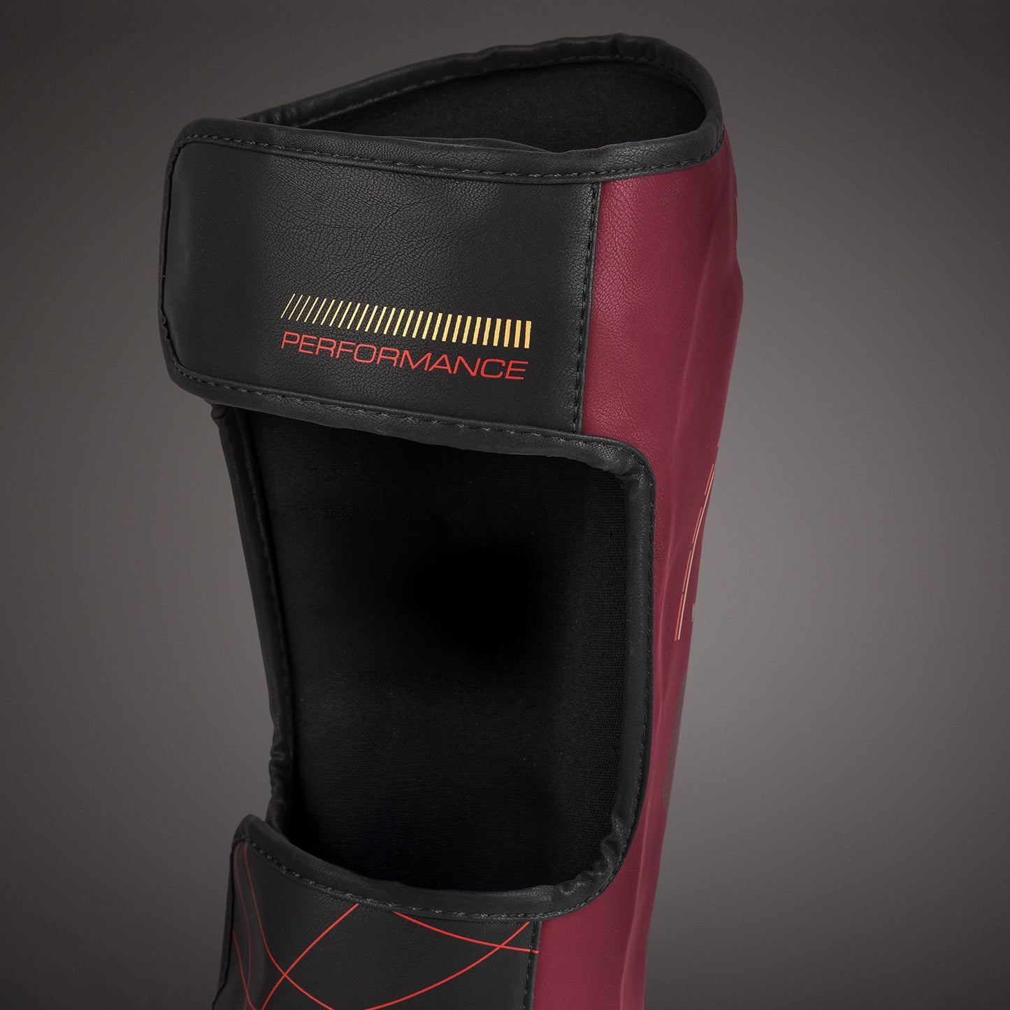 Venum Tactical XT Shinguards - Black/Burgundy/Gold