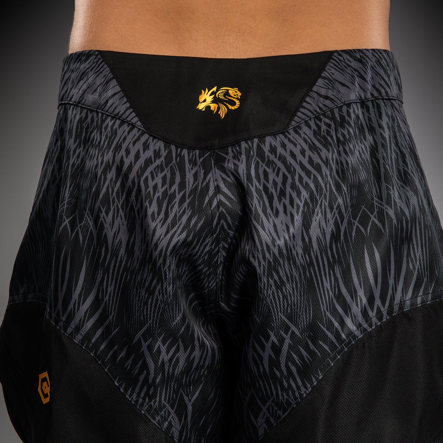 Venum x Chimaev Fightshorts - Black/Grey