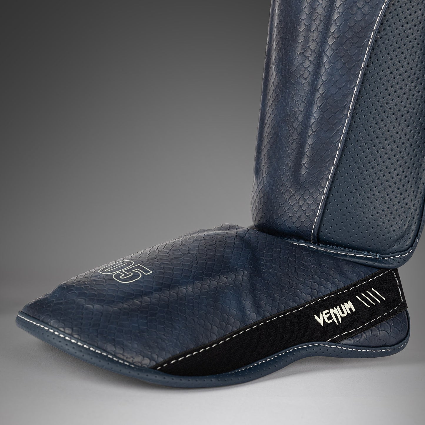 Venum Impact Evo Scales Shinguards - Midnight Blue