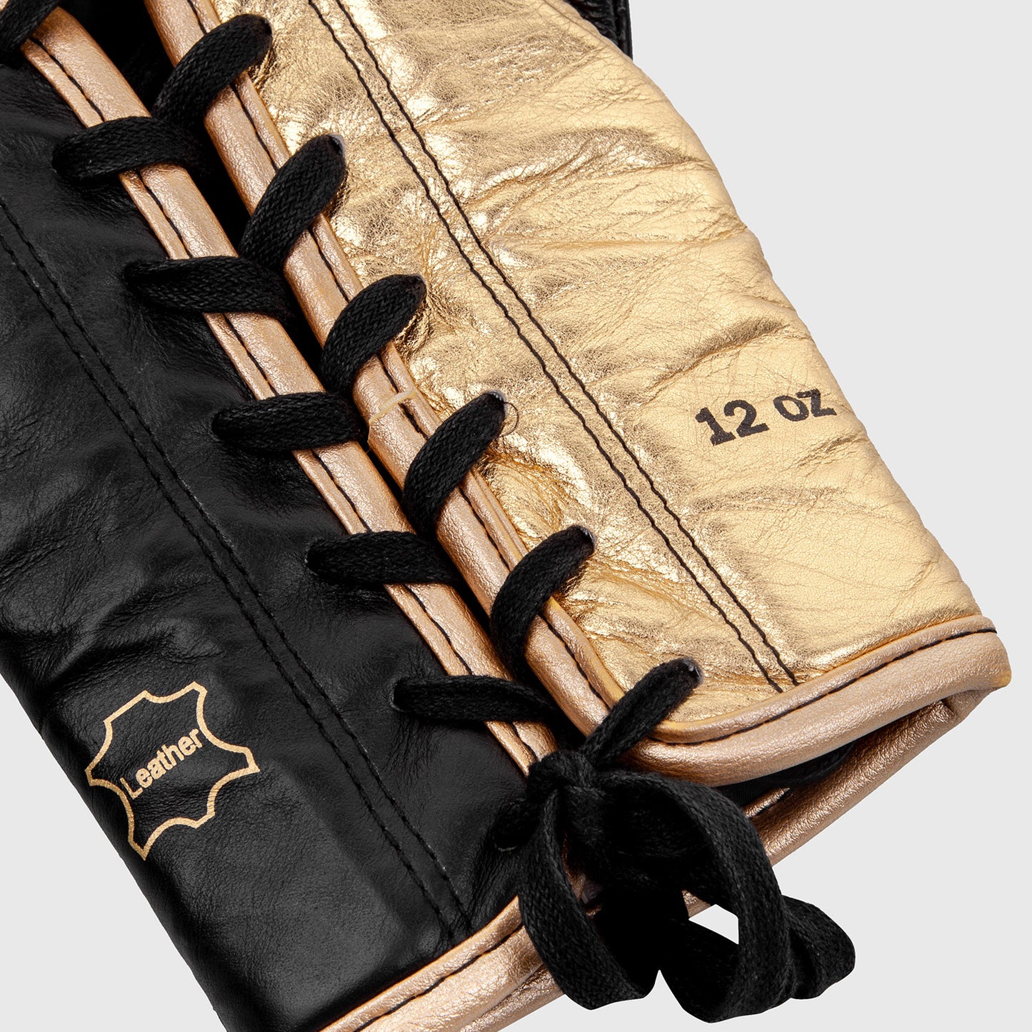 Venum Shield Pro Boxing Gloves with Laces - Black/Gold