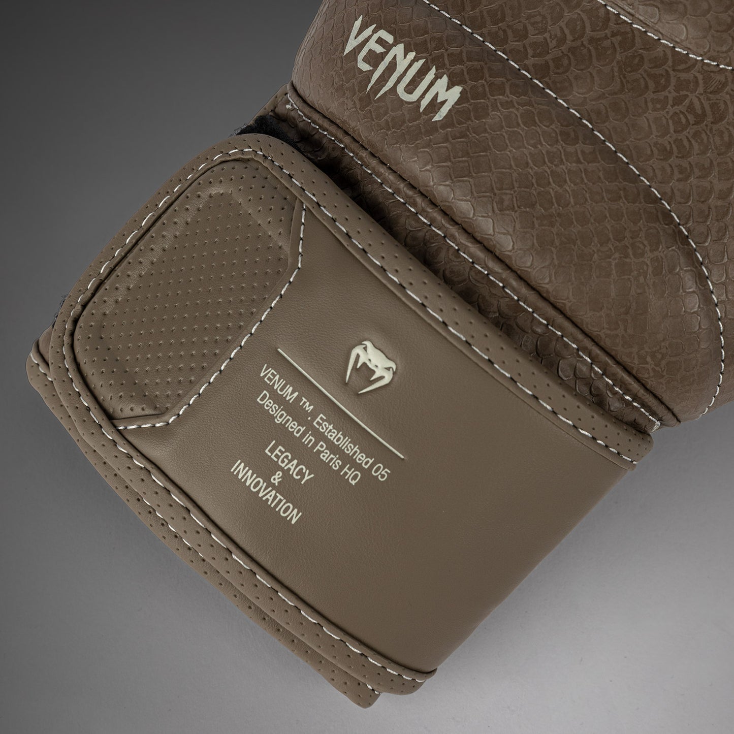 Venum Impact Evo Scales Boxing Gloves - Brown