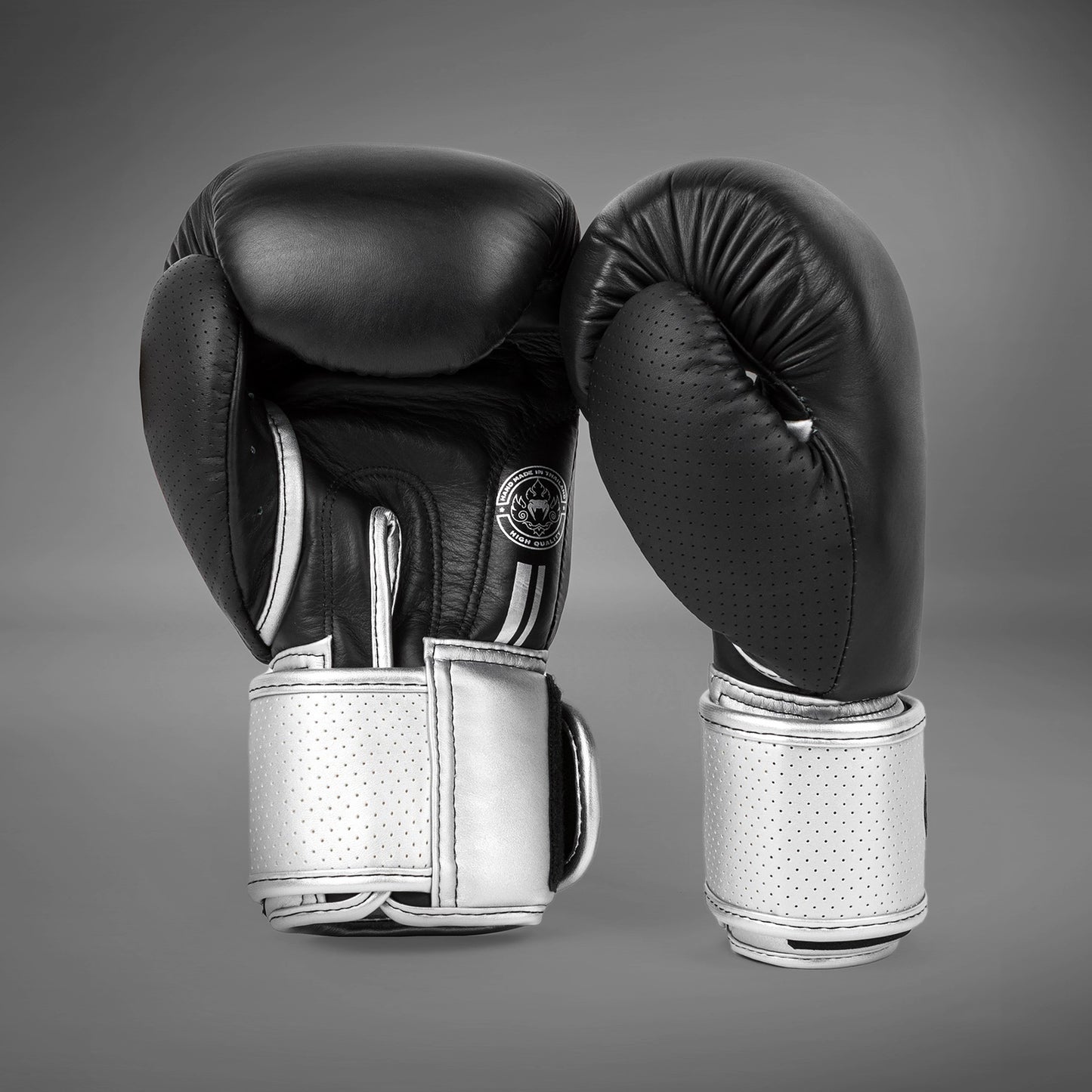 Venum Power 2.0 Boxing Gloves - Black/Silver
