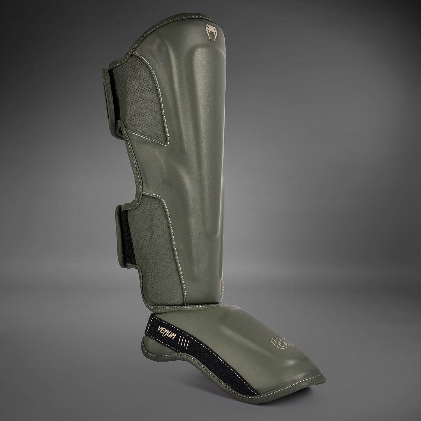 Venum Impact Evo Shin Guards - Military Green