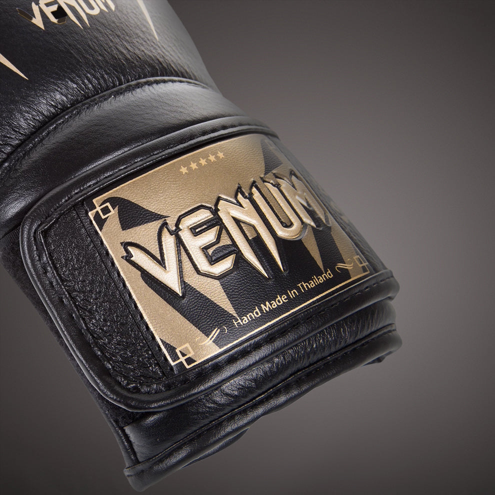 Venum Giant 3.0 Boxing Gloves - Nappa Leather Black Gold