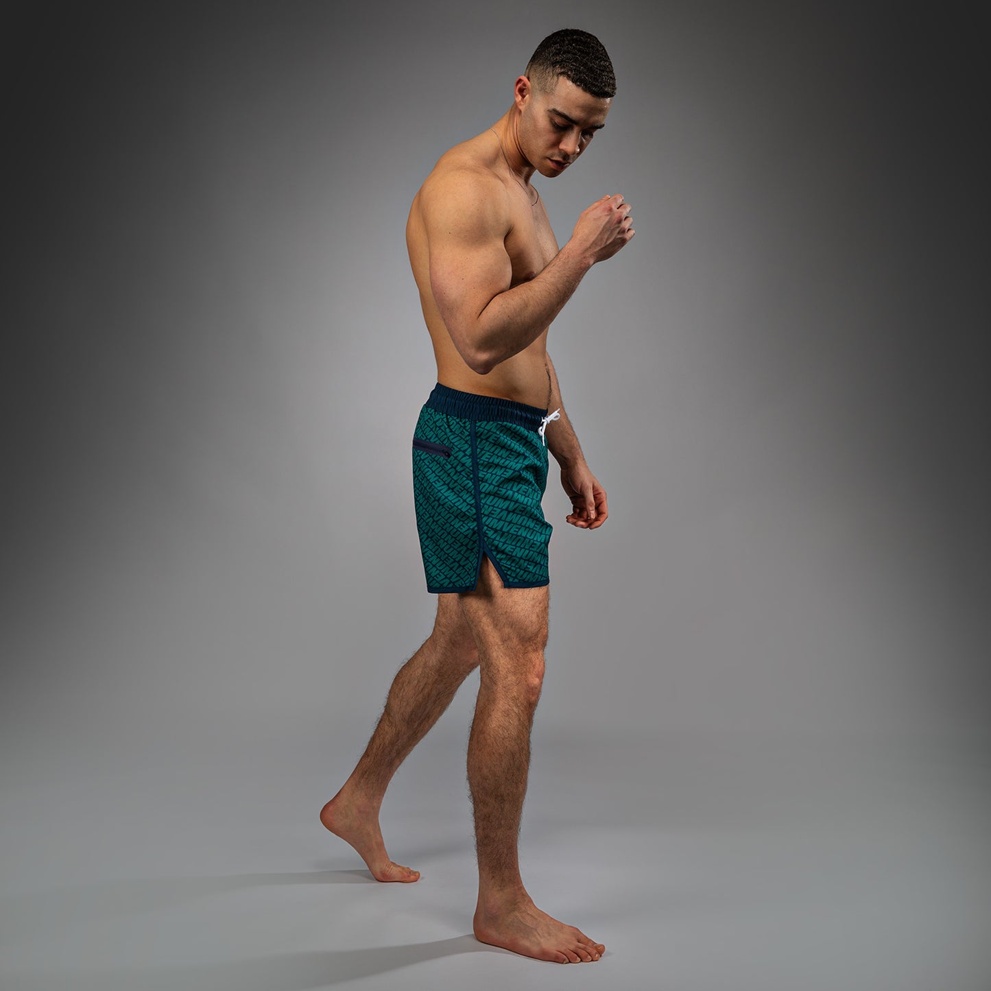 Venum Echo Board Shorts - Deep Ocean Blue/Emerald Green