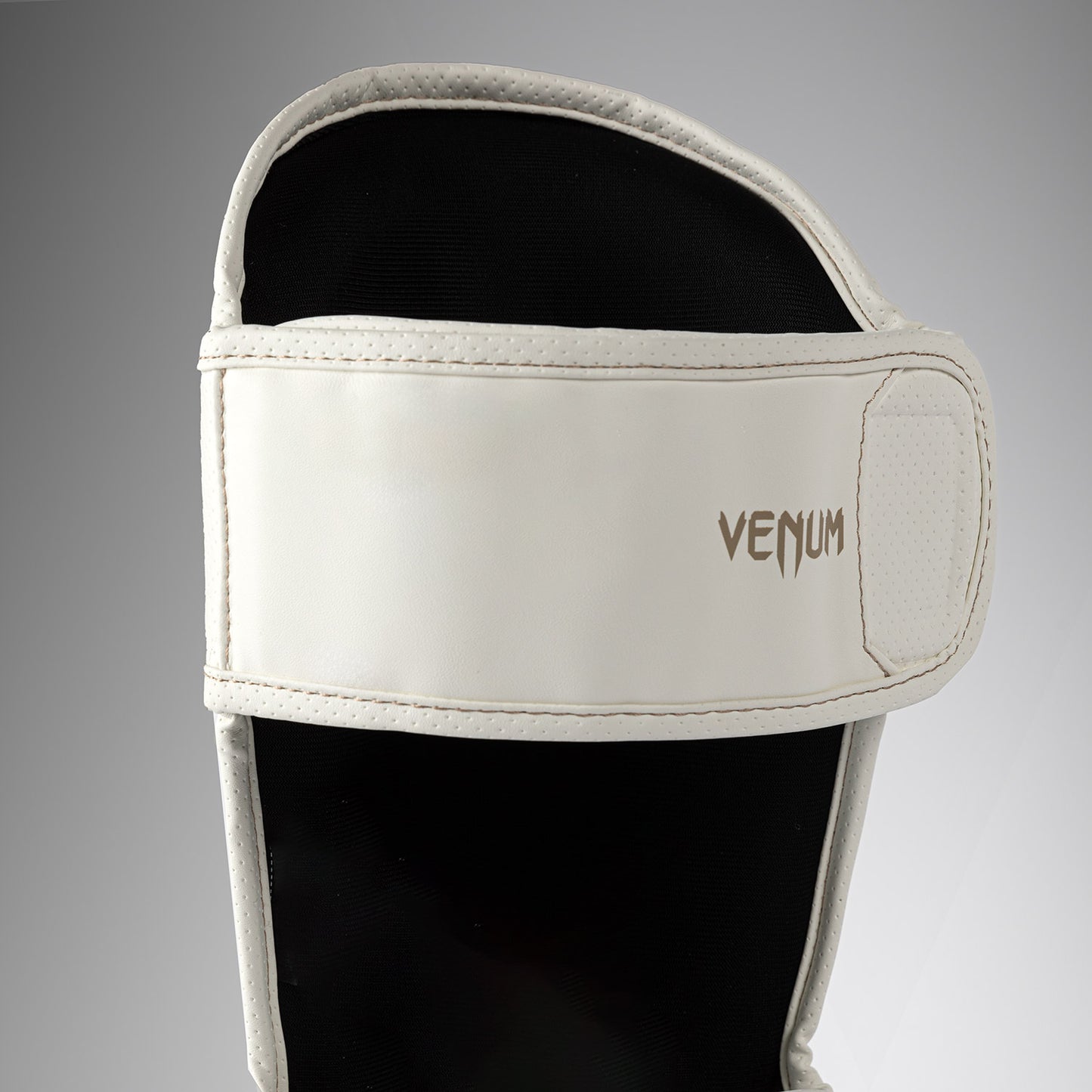 Venum Impact Evo Scales Shin Guards - Ivory