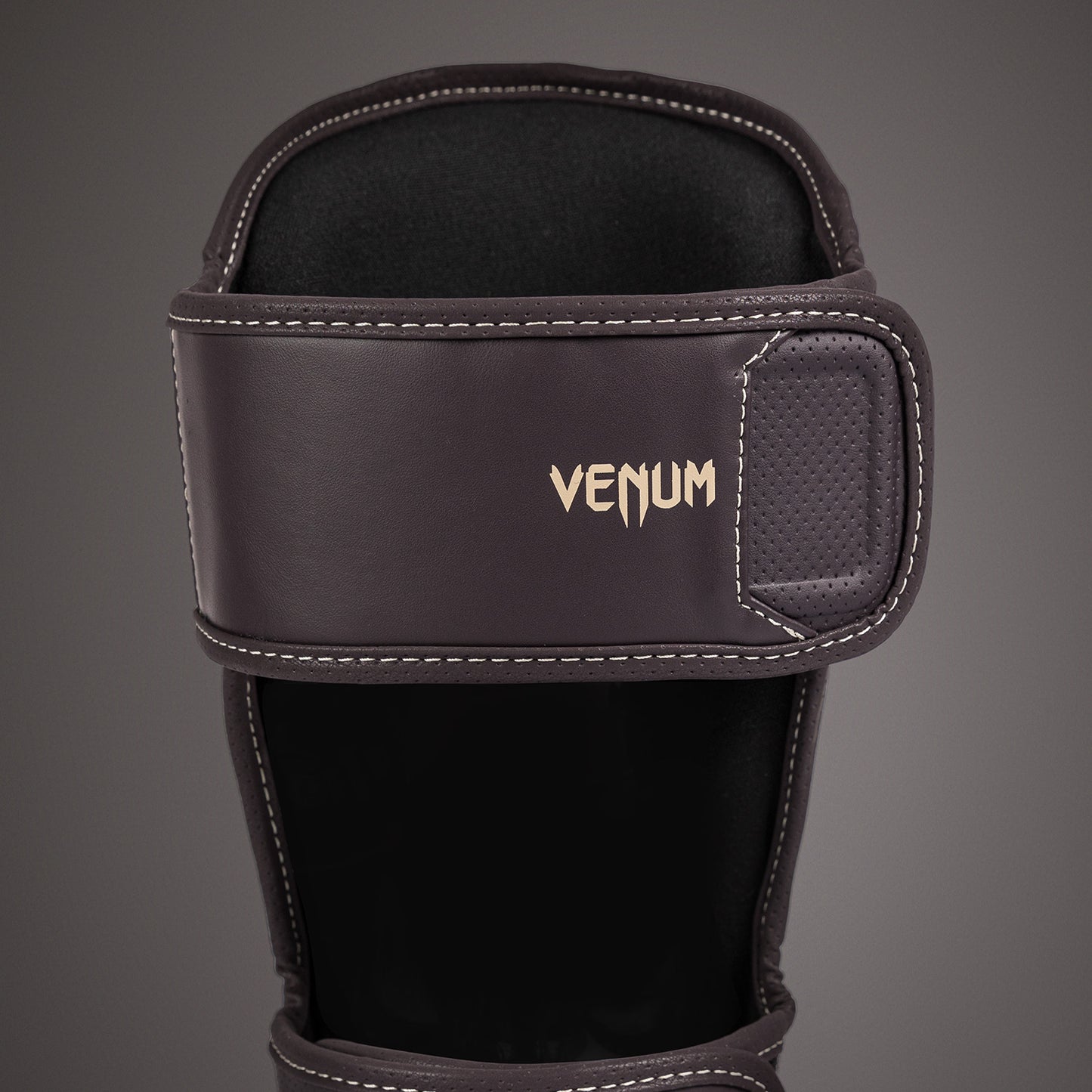 Venum Impact Evo Shin Guards - Chocolate