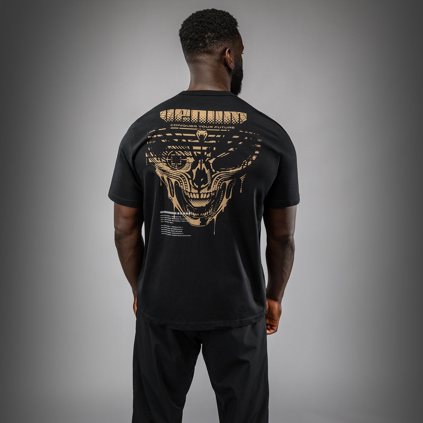 Venum Invader T-Shirt - Black/Sand