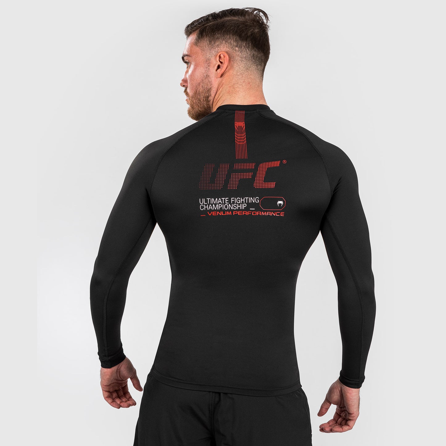 UFC Adrenaline by Venum Fight Week Men’s Performance Long-sleeve Rashguard - Black