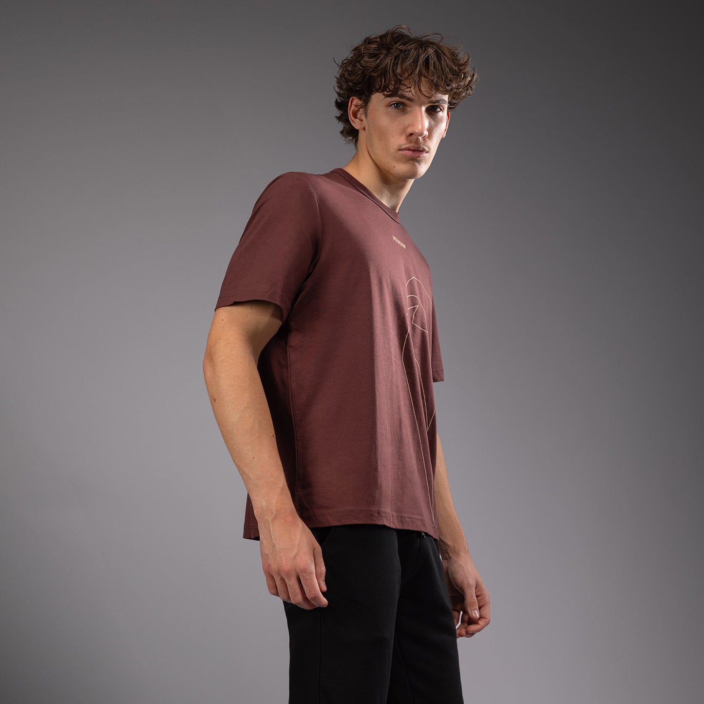 Venum Giant Connect T-Shirt - Chocolate Brown